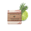 Himalayan Promise Seifenstück | Rosmarin-Limette & Himalaya-Pinksalz Natürliche handgemachte Seife | Vegan, Plastikfreie Hautpflege | 2 Stile erhältlich