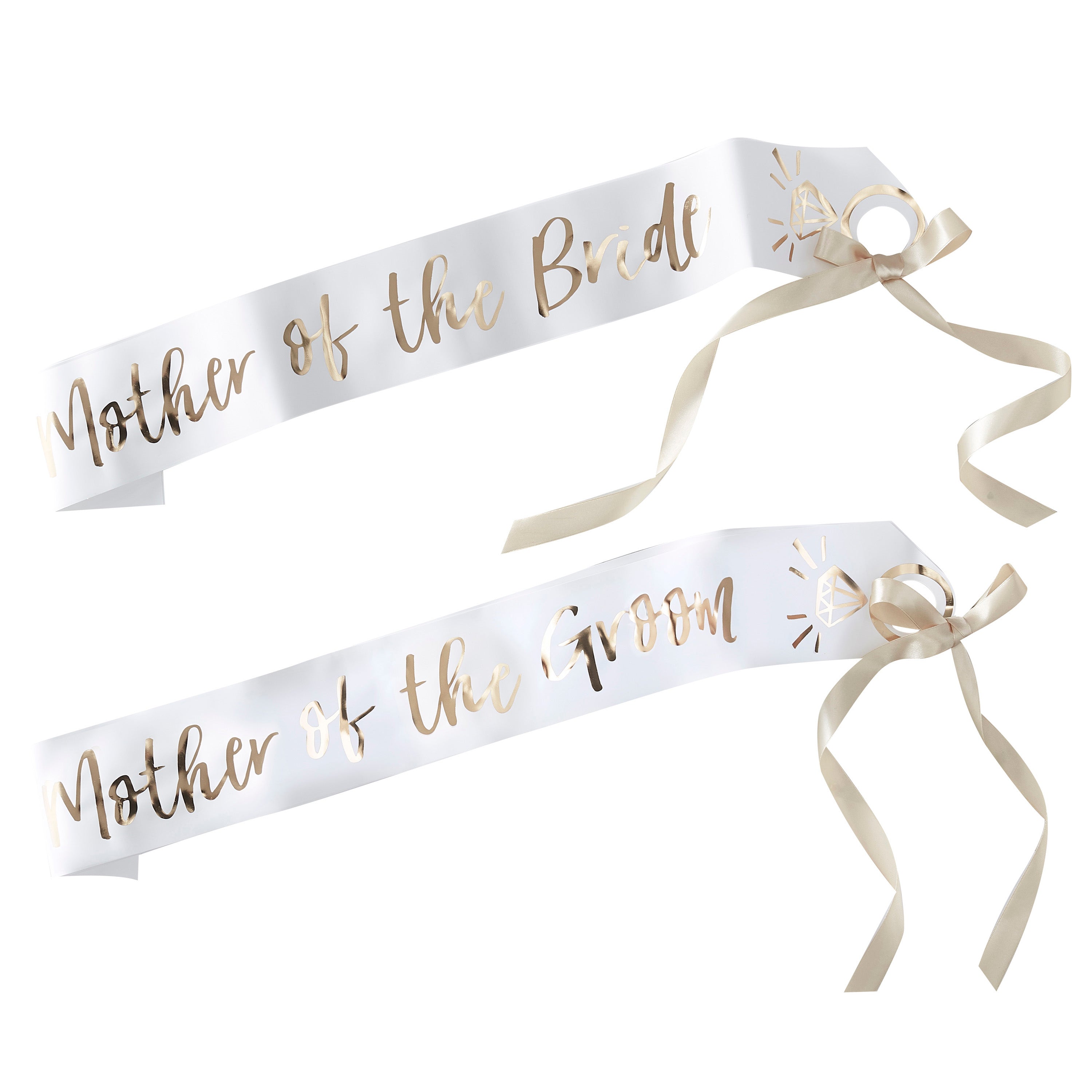 Mother of the Bride and Groom sash- I Do Crew- 5 Inner Pack