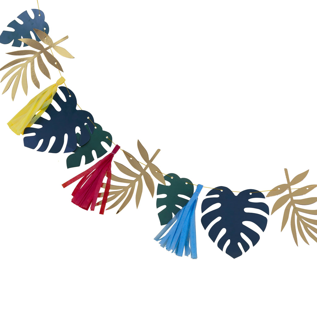 Gold Foiled and Leaf Tassel Garland- 5 Inner Pack