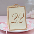 Love Struck - Table Numbers - Ivory / Gold 13-24