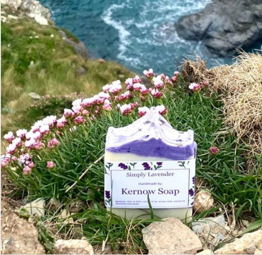 Lavender Natural Soap Bar – Handmade in Cornwall (Vegan & Eco-Friendly)