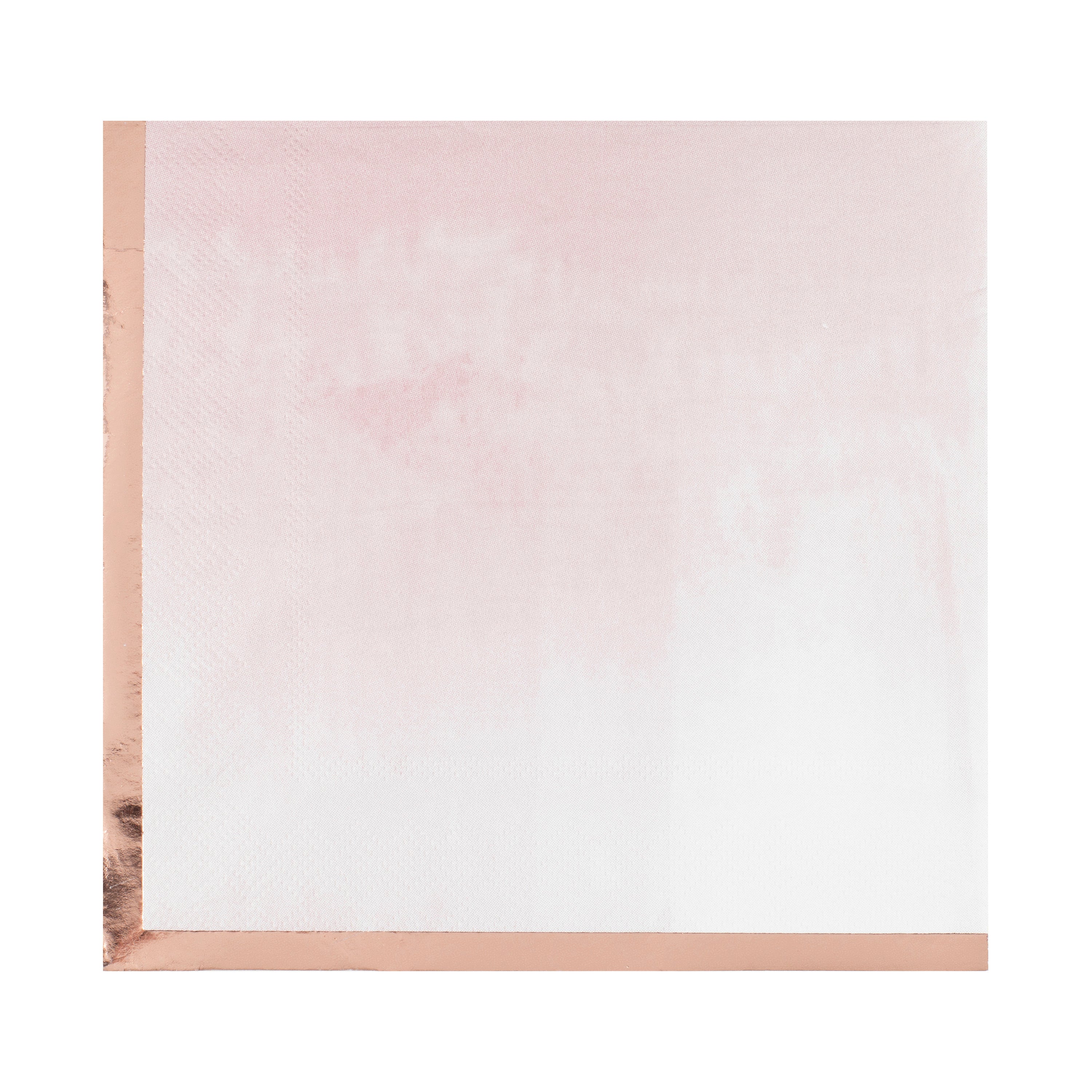 Reactive Glaze Pink Watercolour and Rose Gold Napkins- 5 Inner Pack