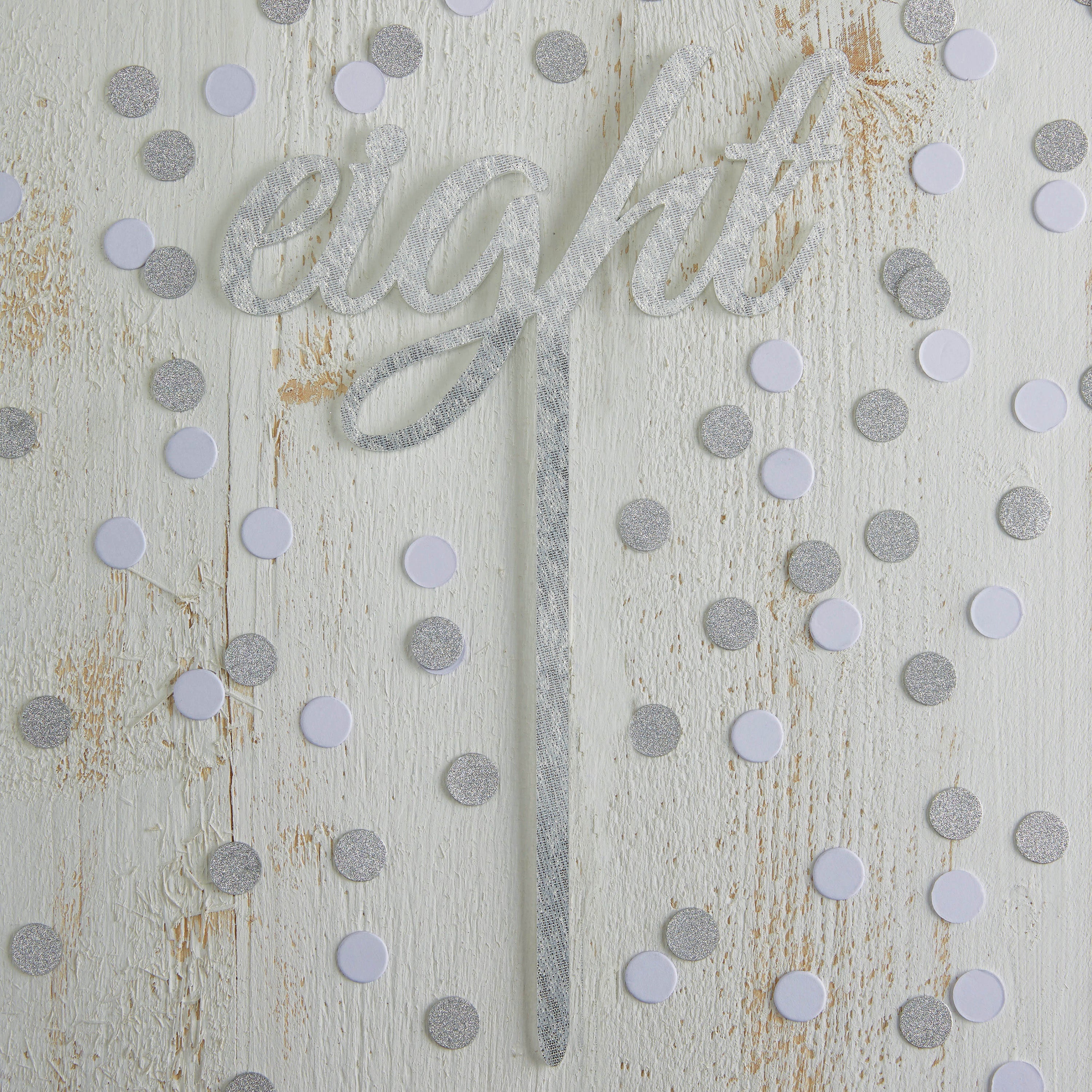 Silver Wedding Table Numbers