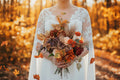 Molly Autumn Bouquet | Artificial Floral Arrangement