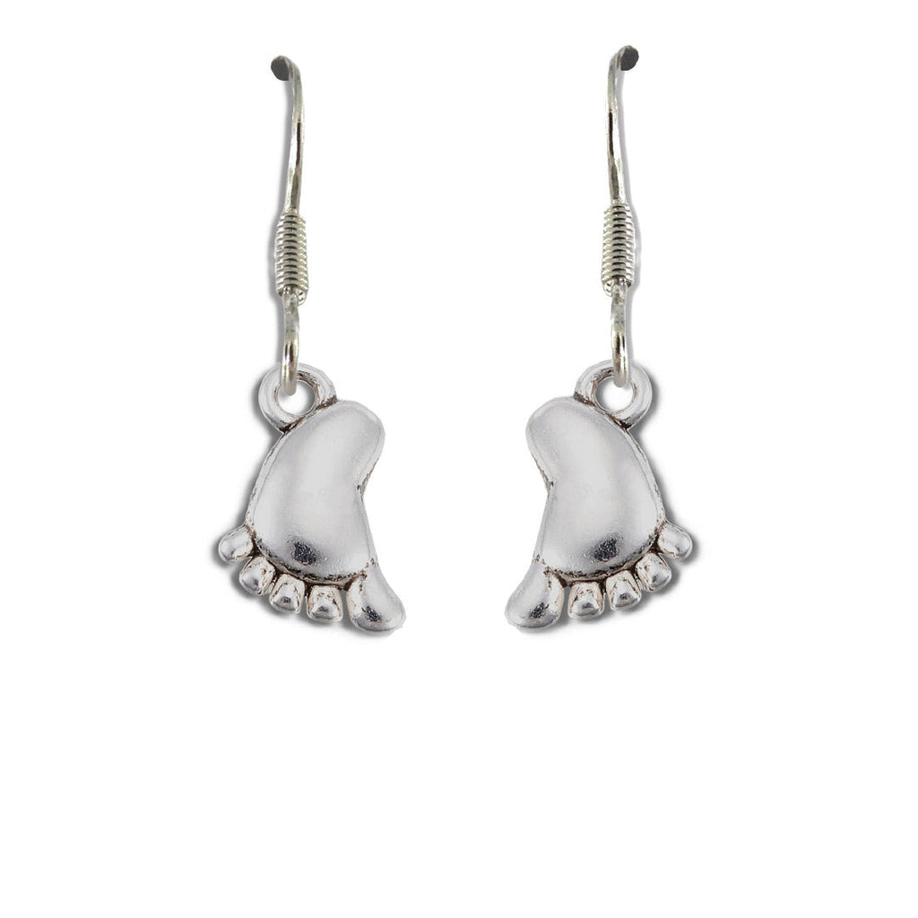 Baby Foot Drop Earrings - Baby Shower Gift