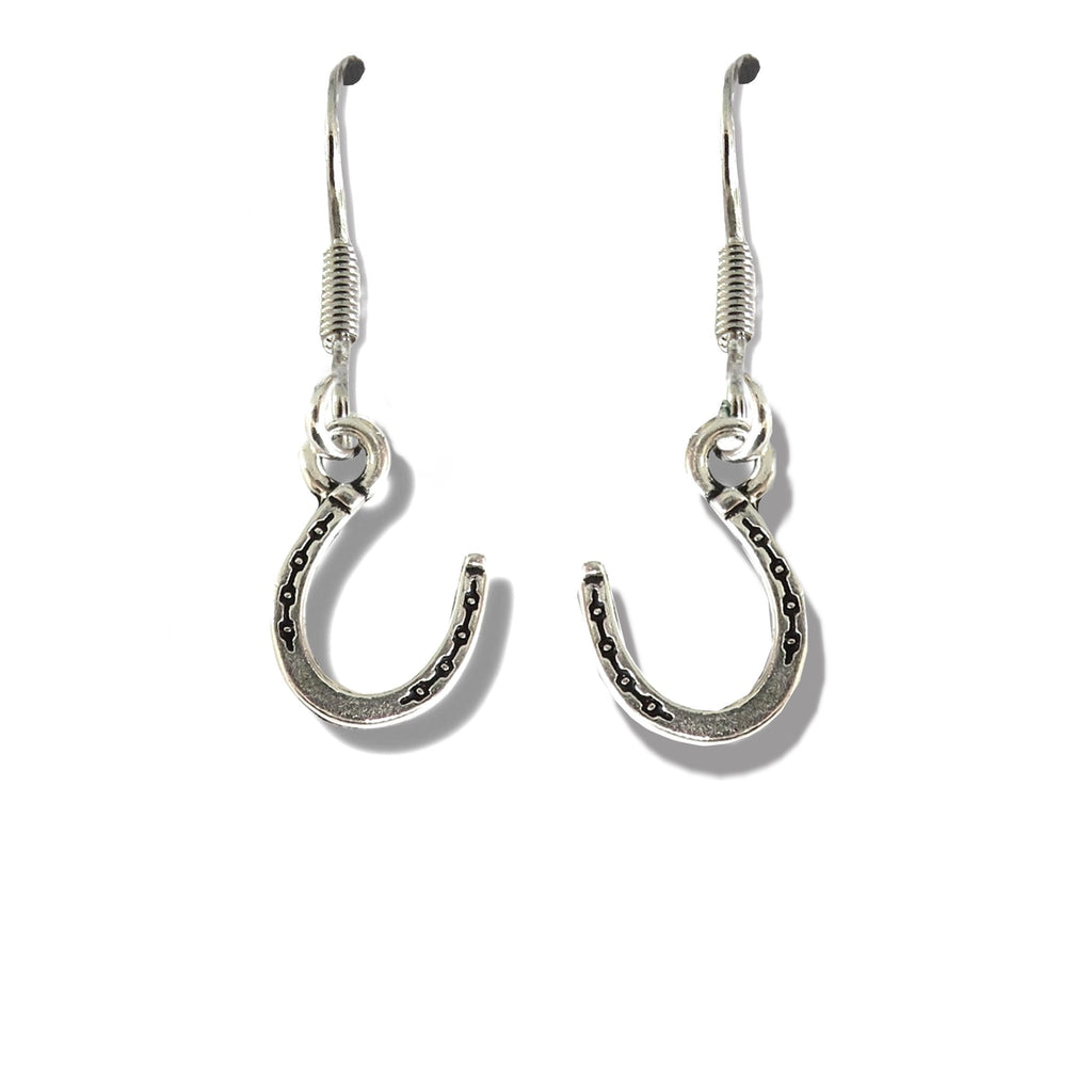 Horseshoe Drop Earrings - Women's Earrings