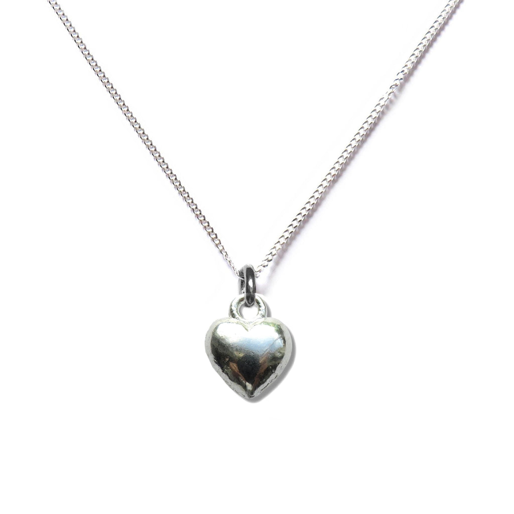 Best Cat Mum Silver Heart Charm Necklace & Gift Card