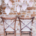Acrylic Mr and Mrs Chair Signs- 5 Inner Pack