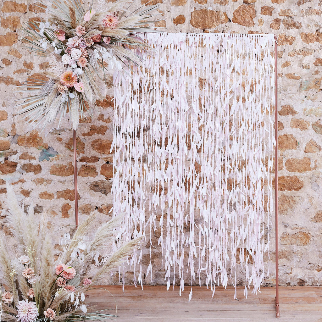 Pink Leaf Wedding Backdrop- 5 Inner Pack