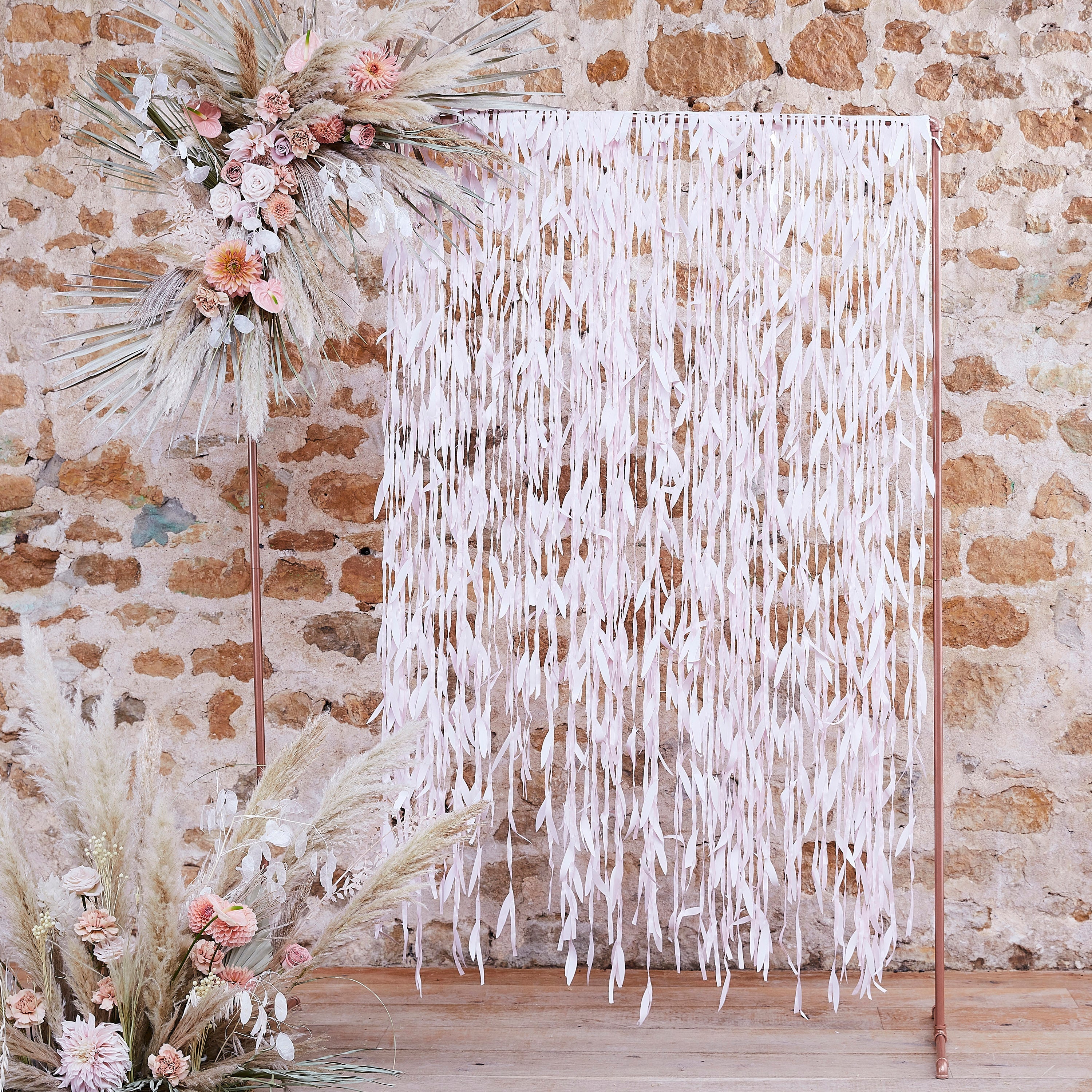 Pink Leaf Wedding Backdrop- 5 Inner Pack
