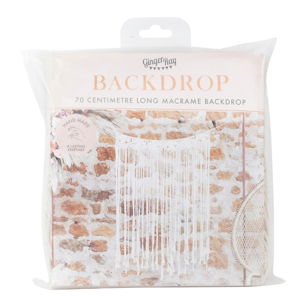 Macrame Wall Hanging Backdrop