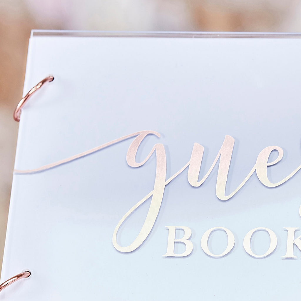 Acrylic Wedding Guest Book- 5 Inner Pack