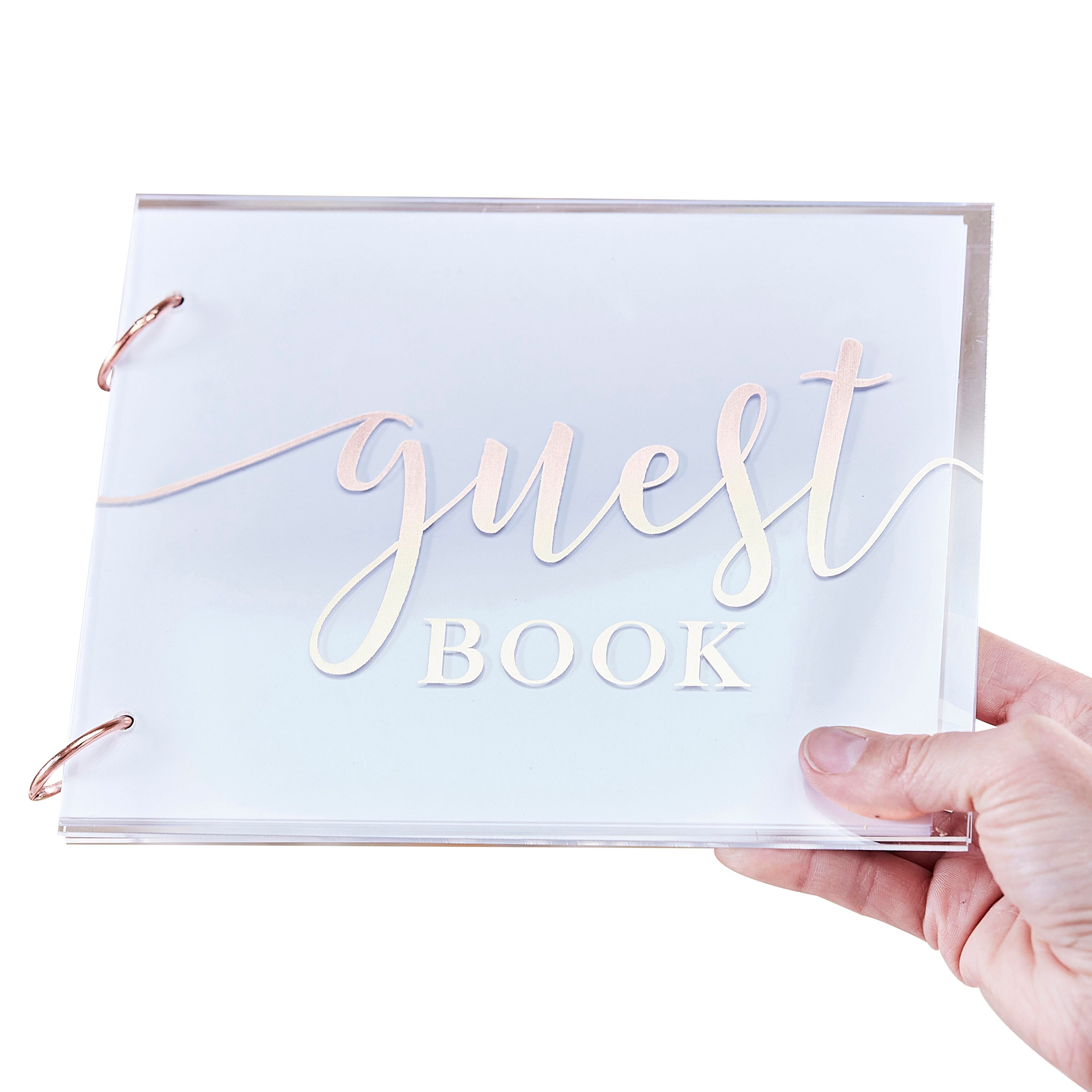 Acrylic Wedding Guest Book- 5 Inner Pack