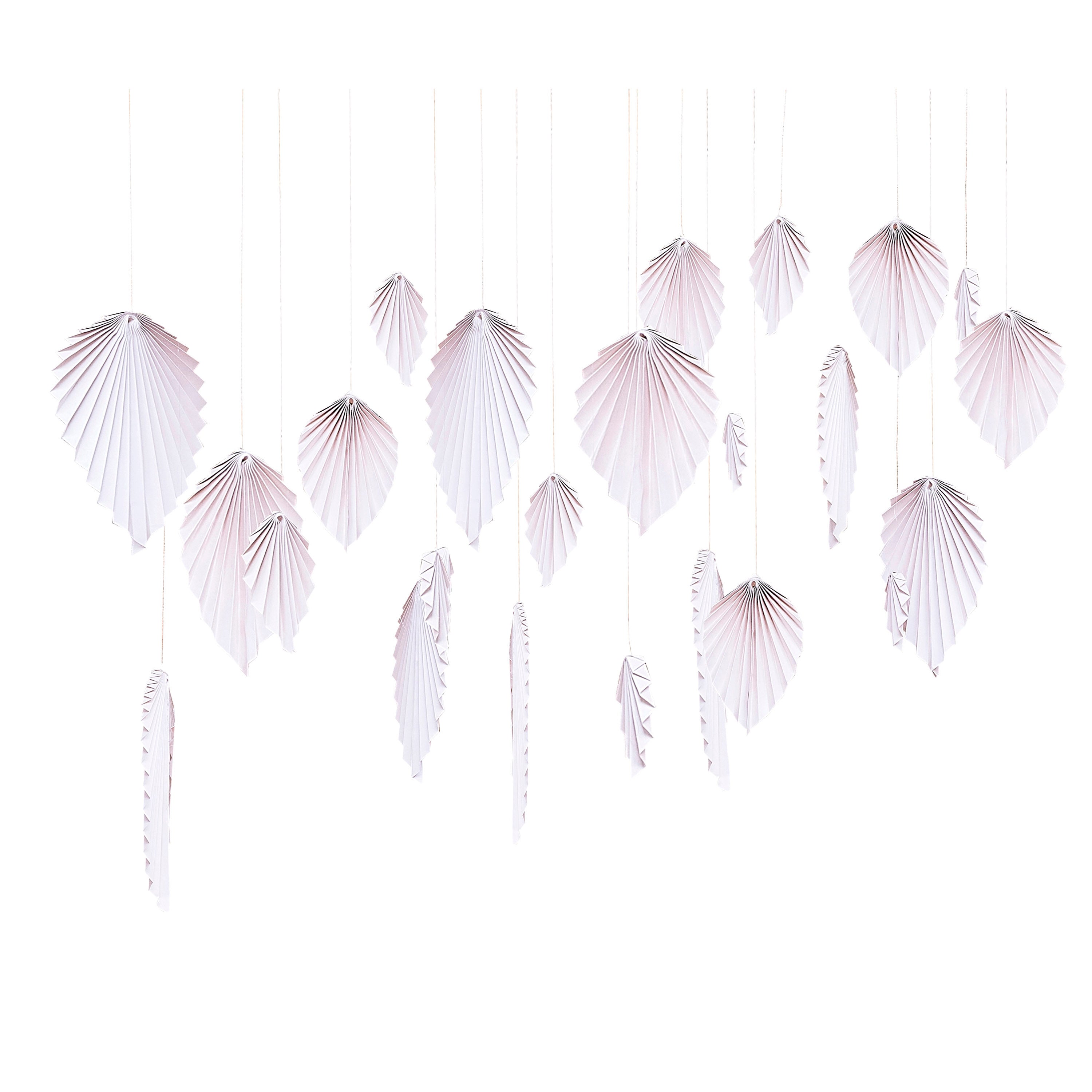 Pink Palm Spear Wedding Backdrop- 5 Inner Pack