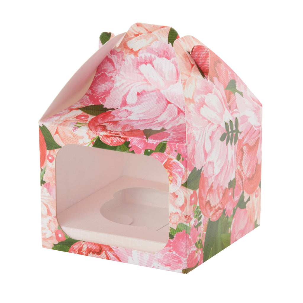 Floral Single Cupcake Box- 10 Inner Pack