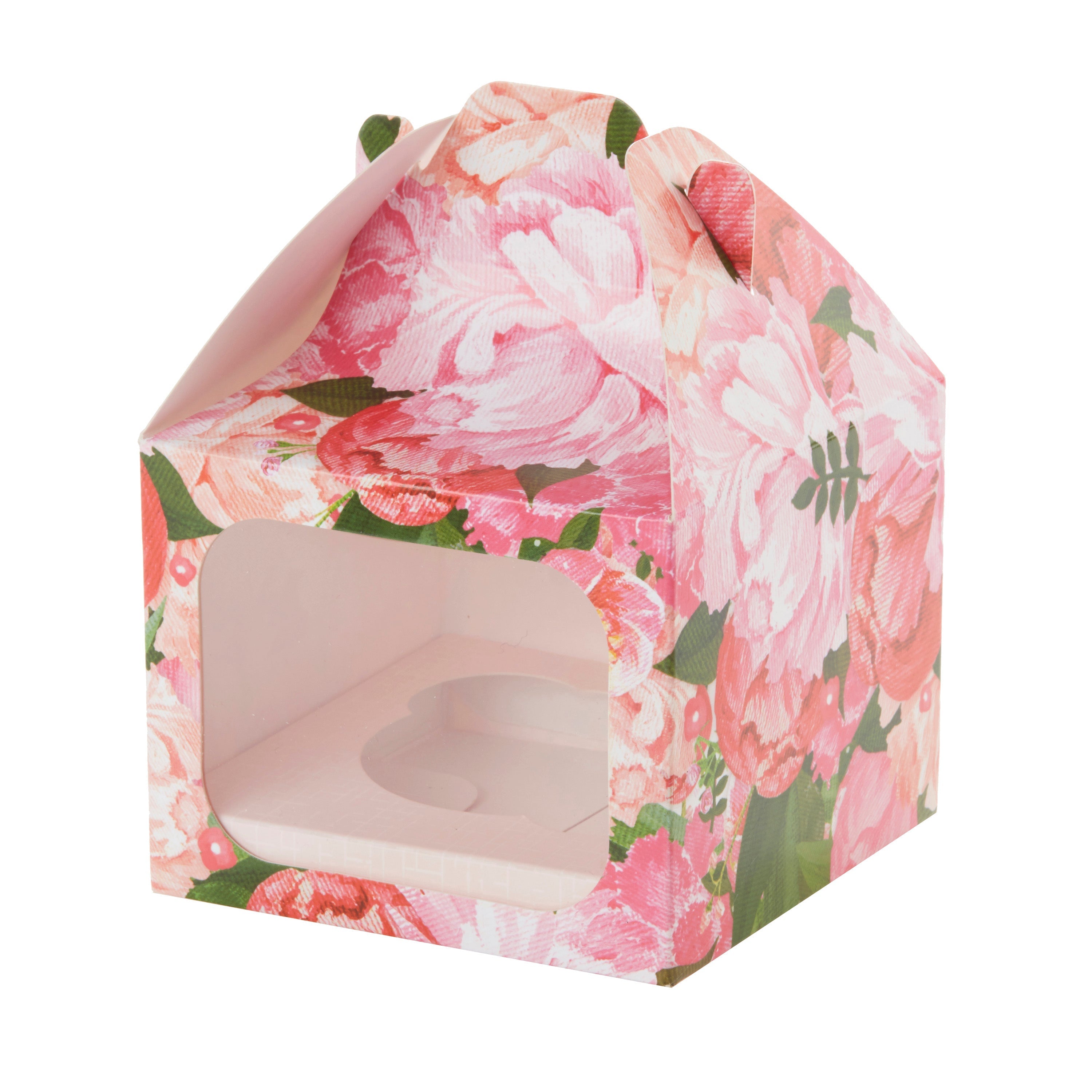 Floral Single Cupcake Box- 10 Inner Pack