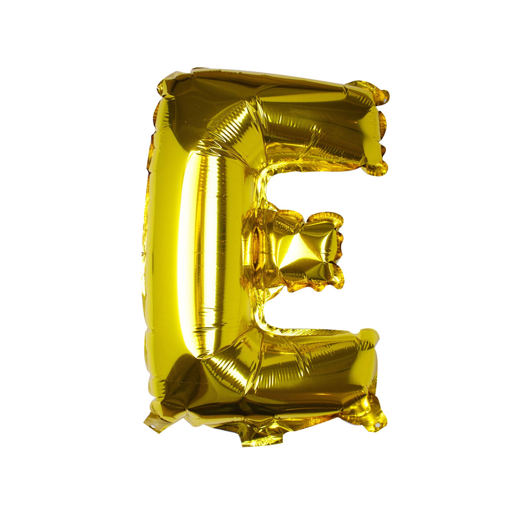 Goldfolien-Buchstabenballons – 5 Innenpackung