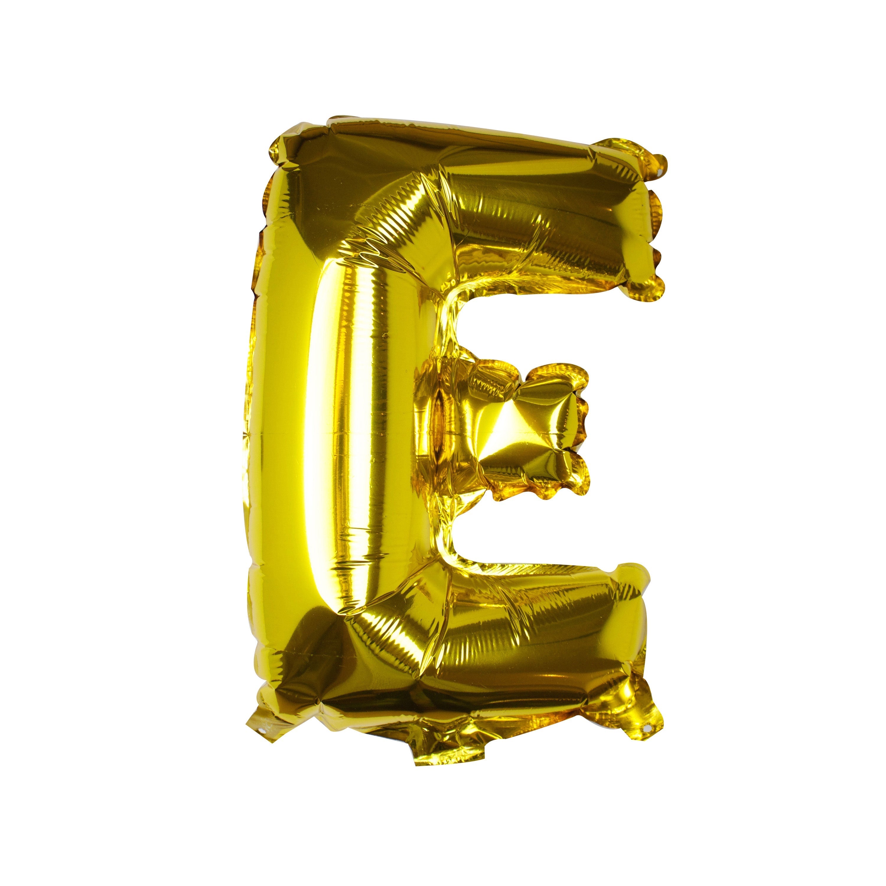 Goldfolien-Buchstabenballons – 5 Innenpackung