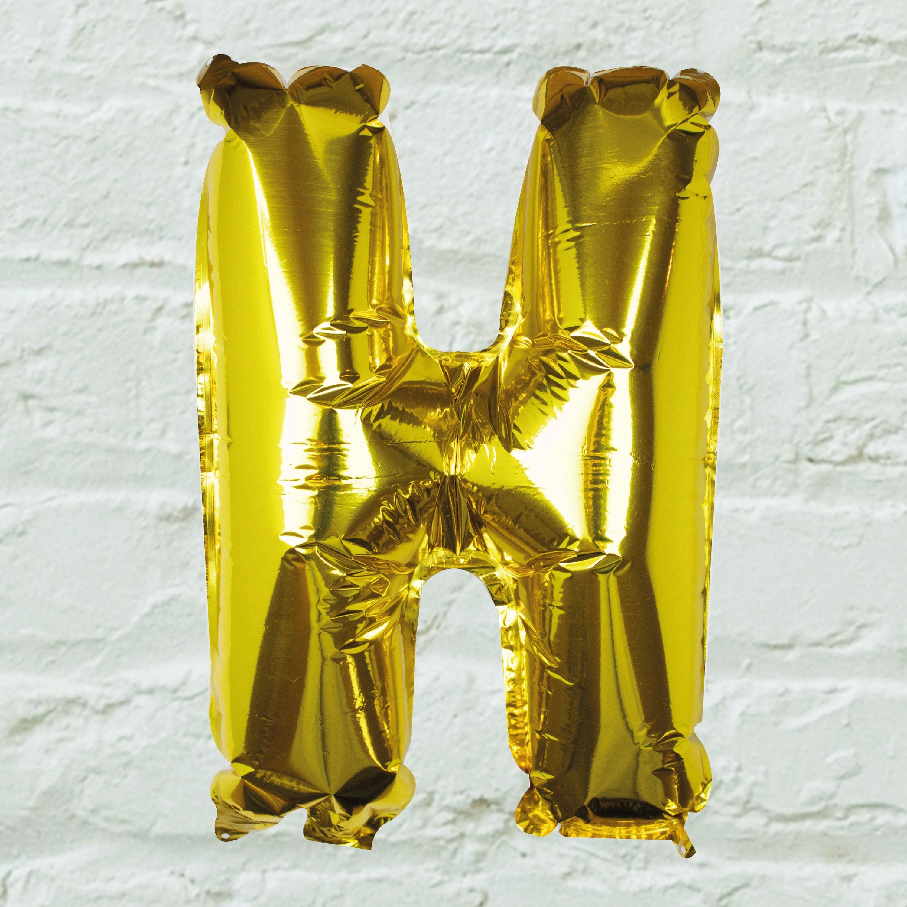 Goldfolien-Buchstabenballons – 5 Innenpackung