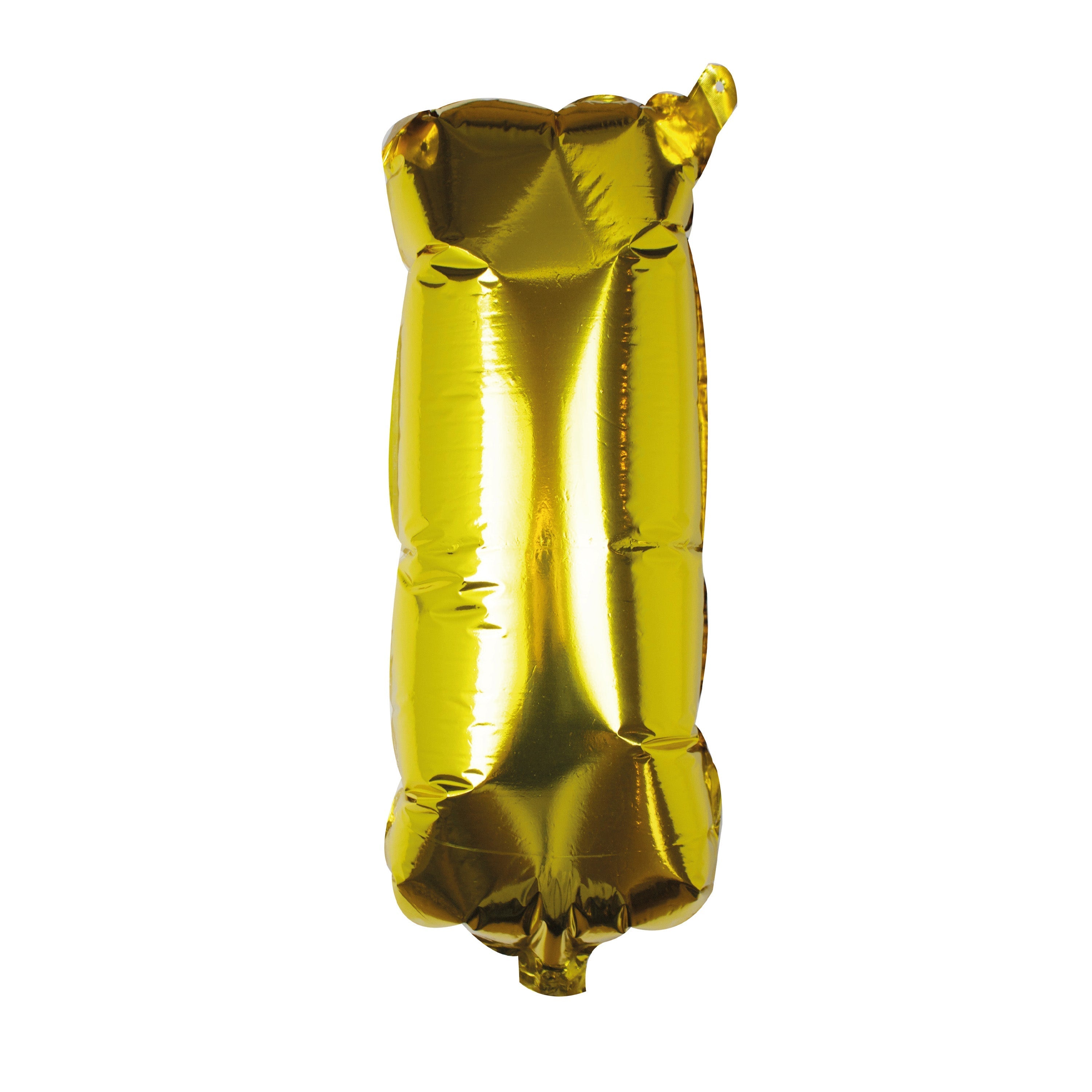 Goldfolien-Buchstabenballons – 5 Innenpackung