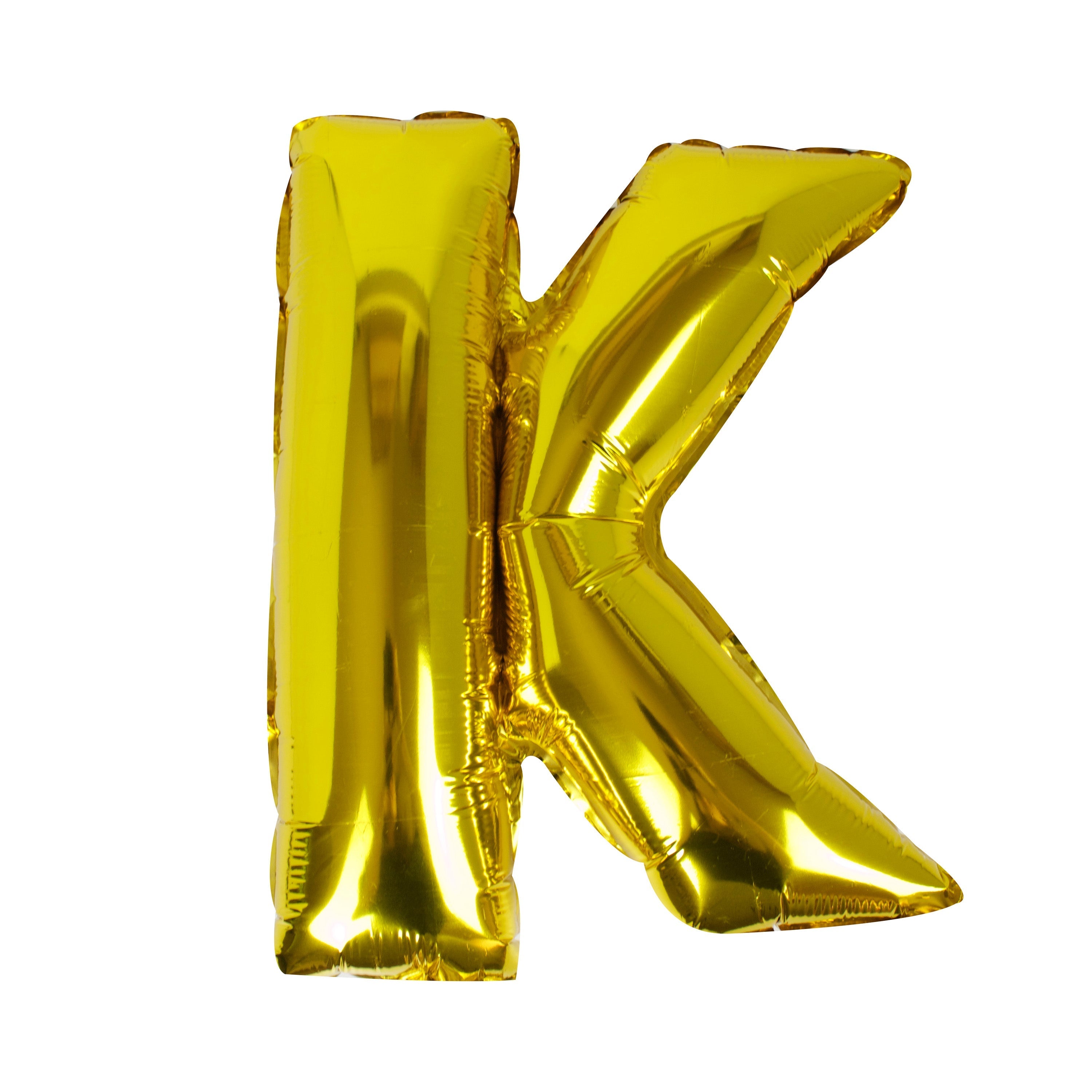 Goldfolien-Buchstabenballons – 5 Innenpackung