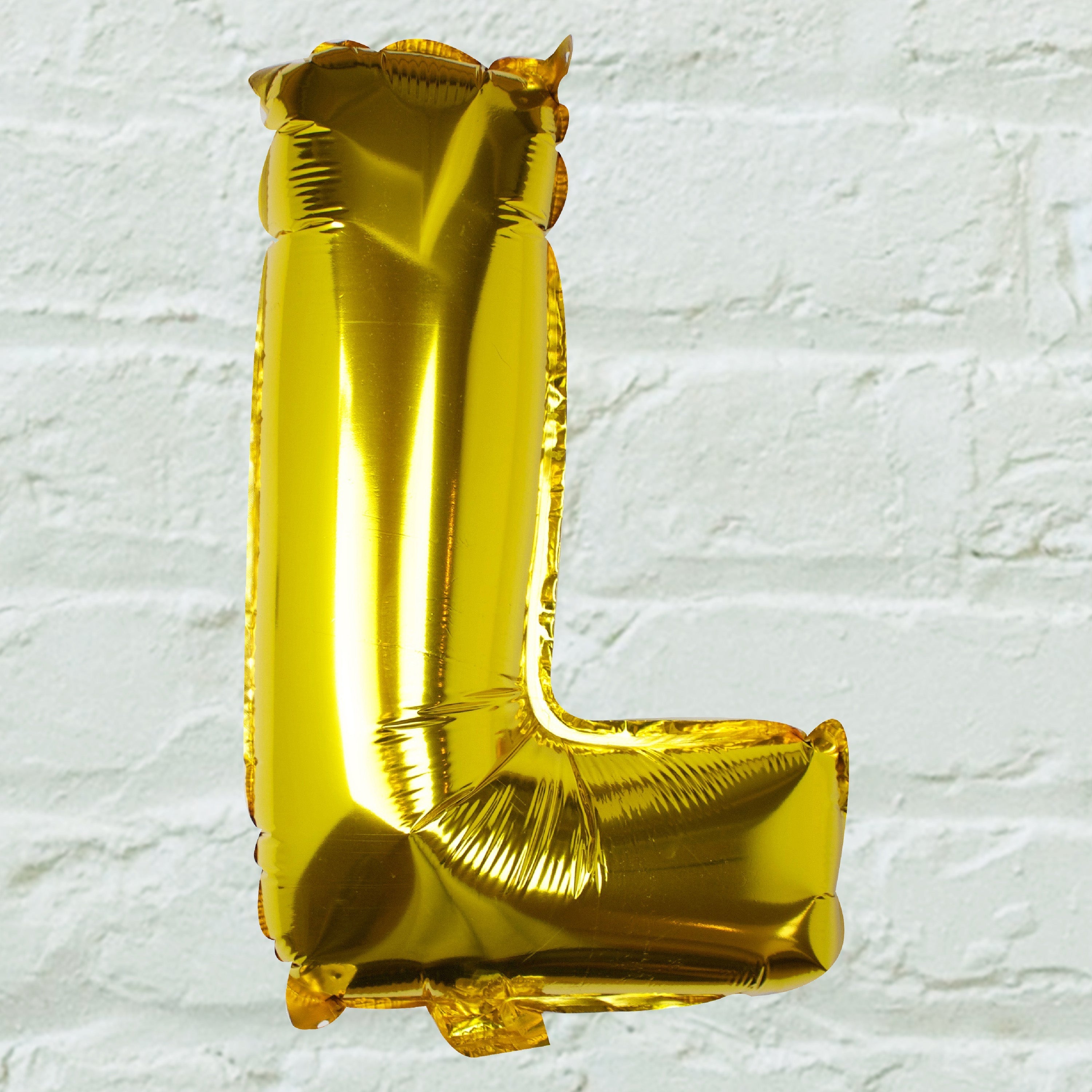 Goldfolien-Buchstabenballons – 5 Innenpackung