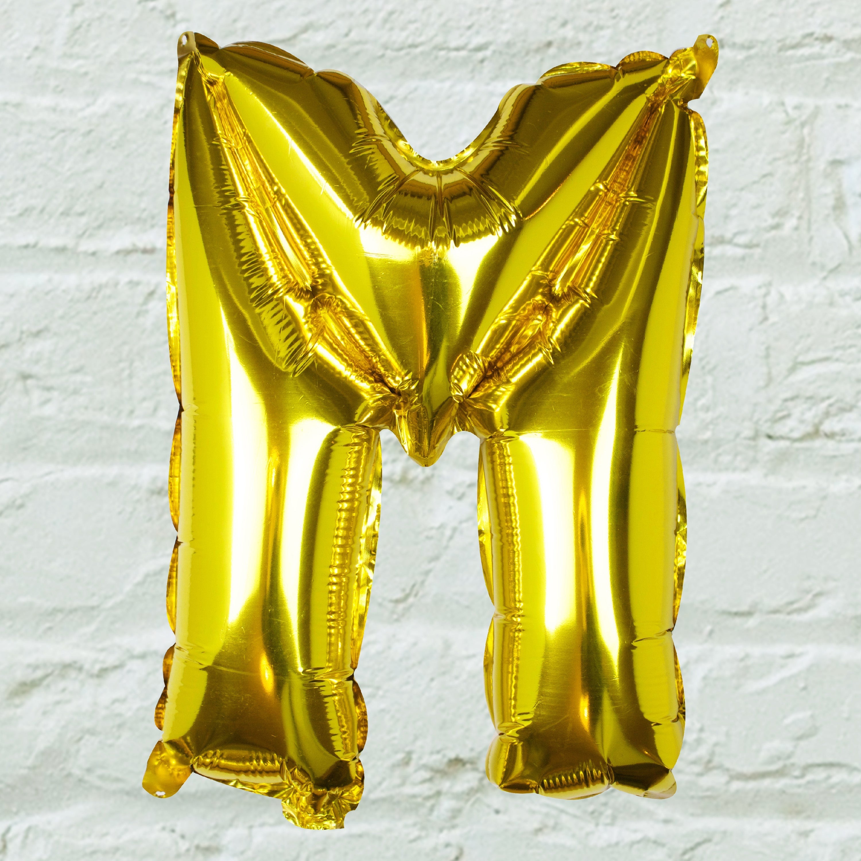 Goldfolien-Buchstabenballons – 5 Innenpackung