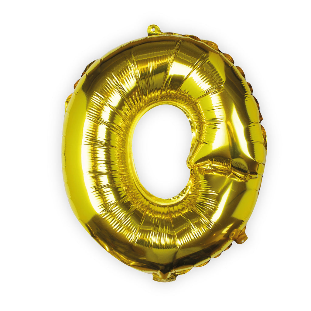 Goldfolien-Buchstabenballons – 5 Innenpackung