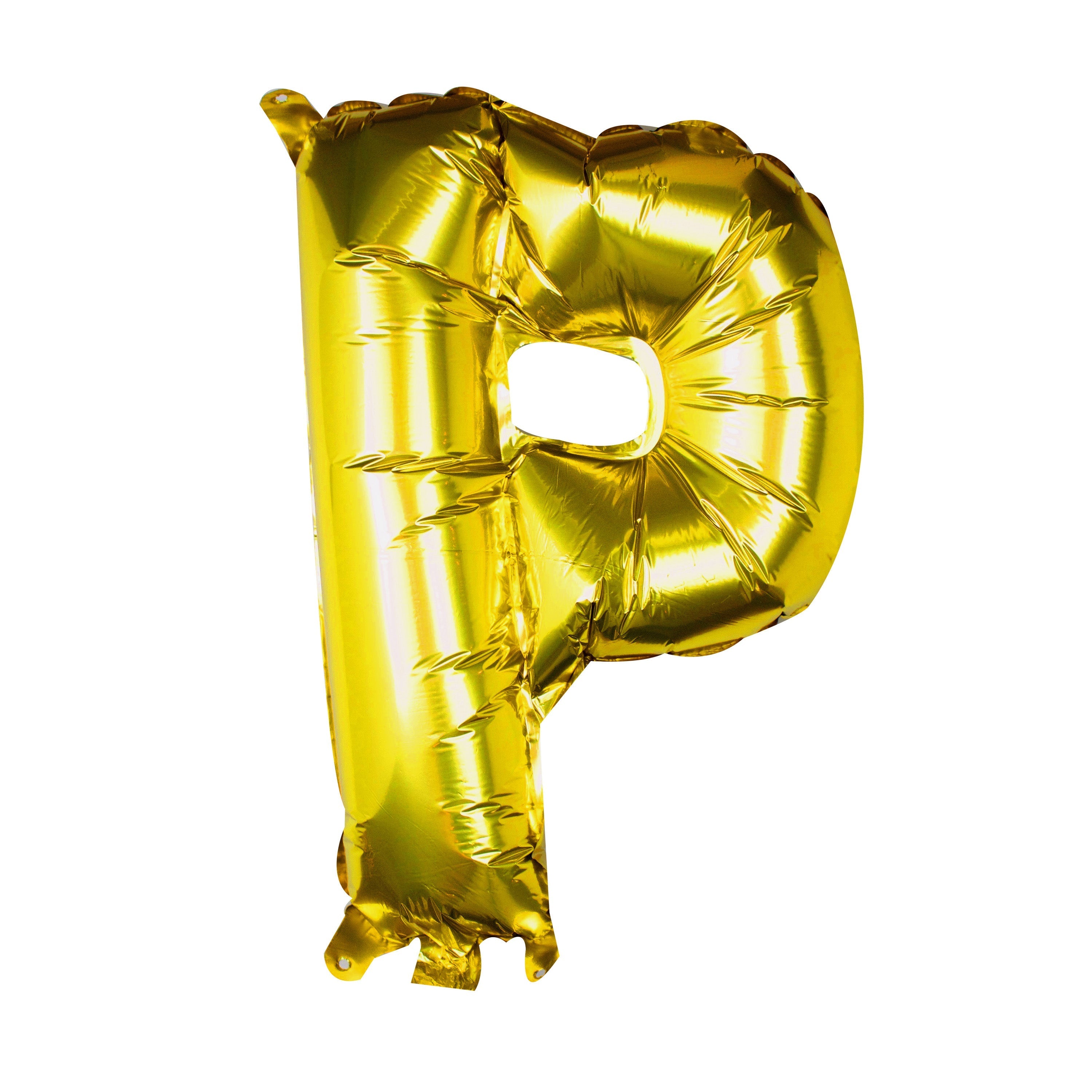 Goldfolien-Buchstabenballons – 5 Innenpackung