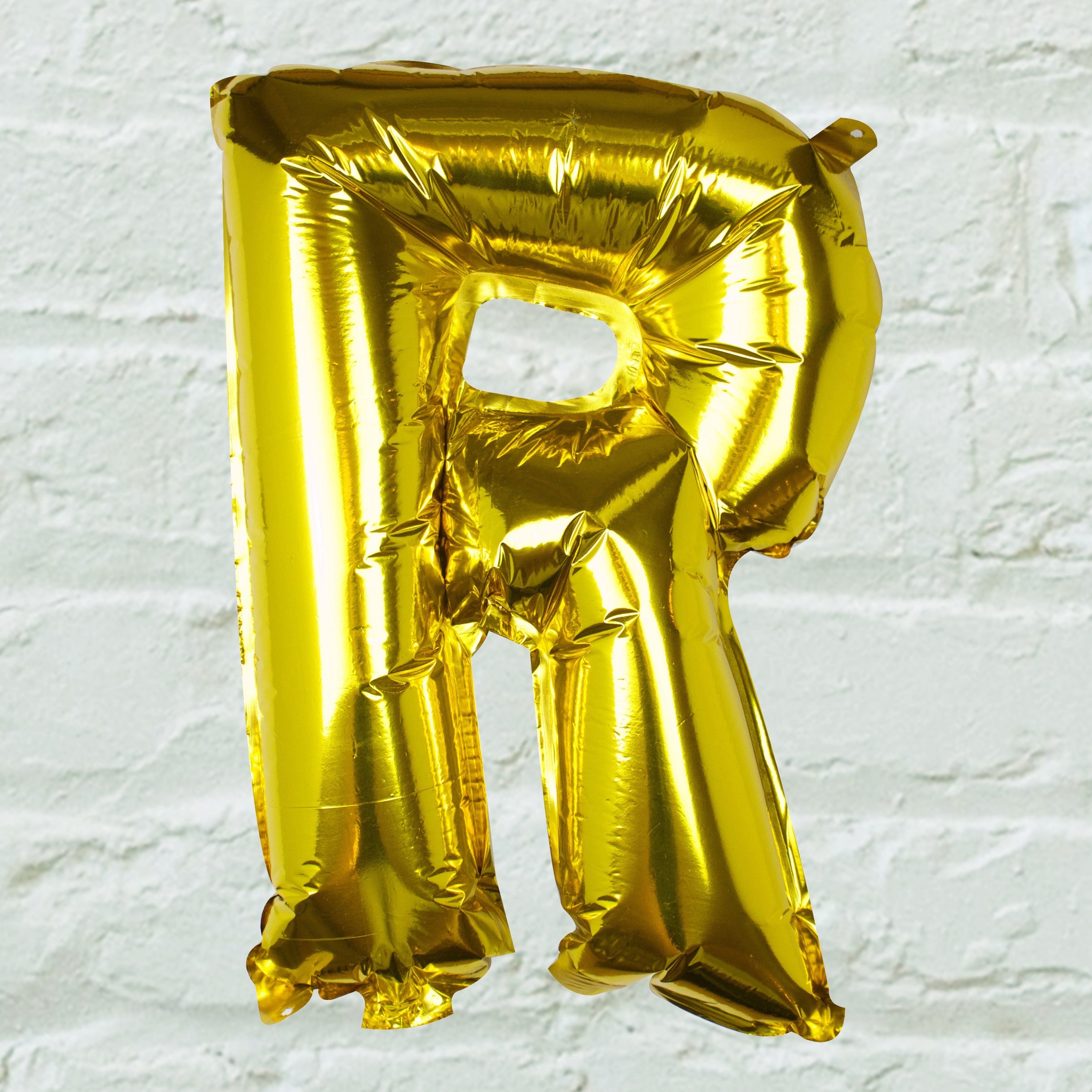Goldfolien-Buchstabenballons – 5 Innenpackung