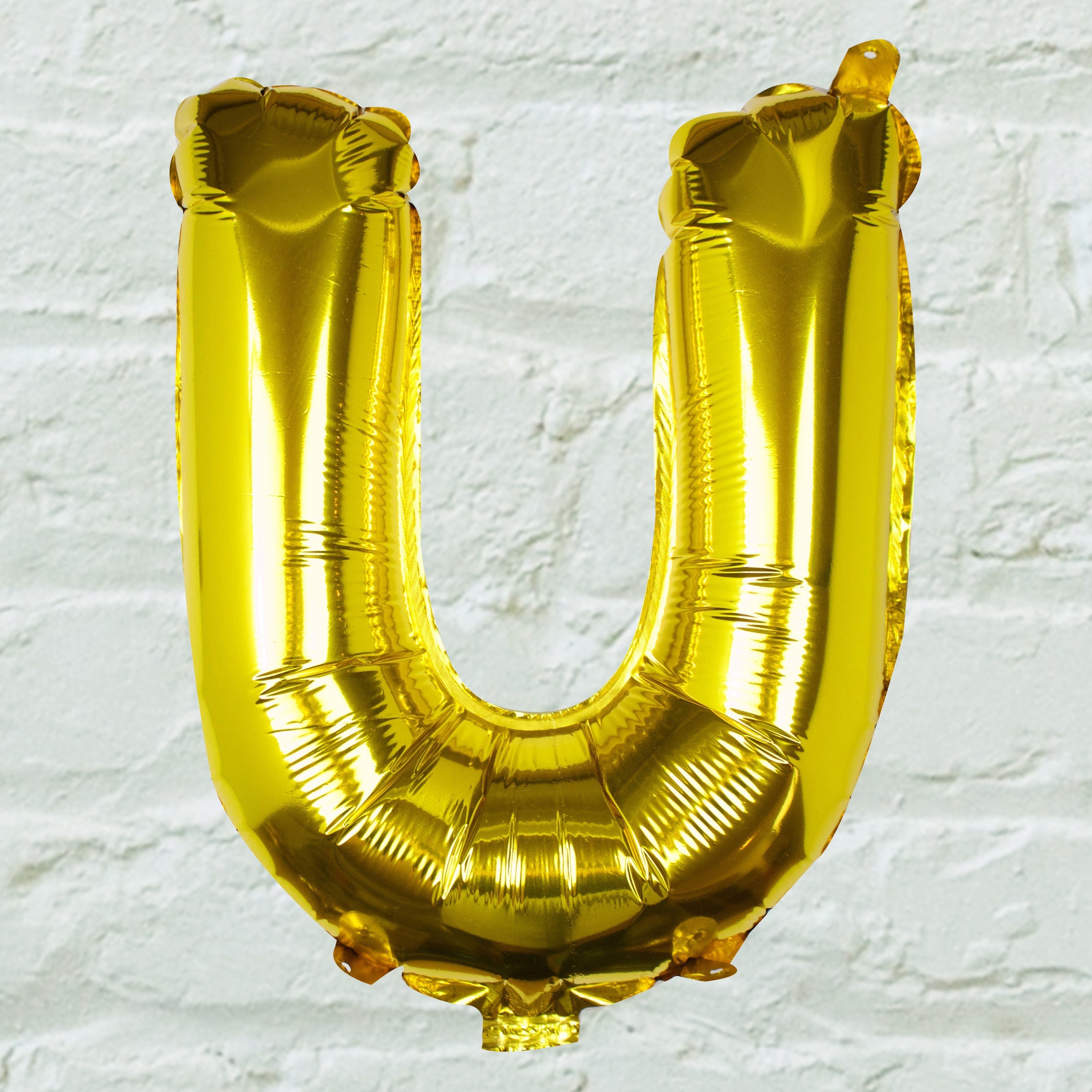 Goldfolien-Buchstabenballons – 5 Innenpackung