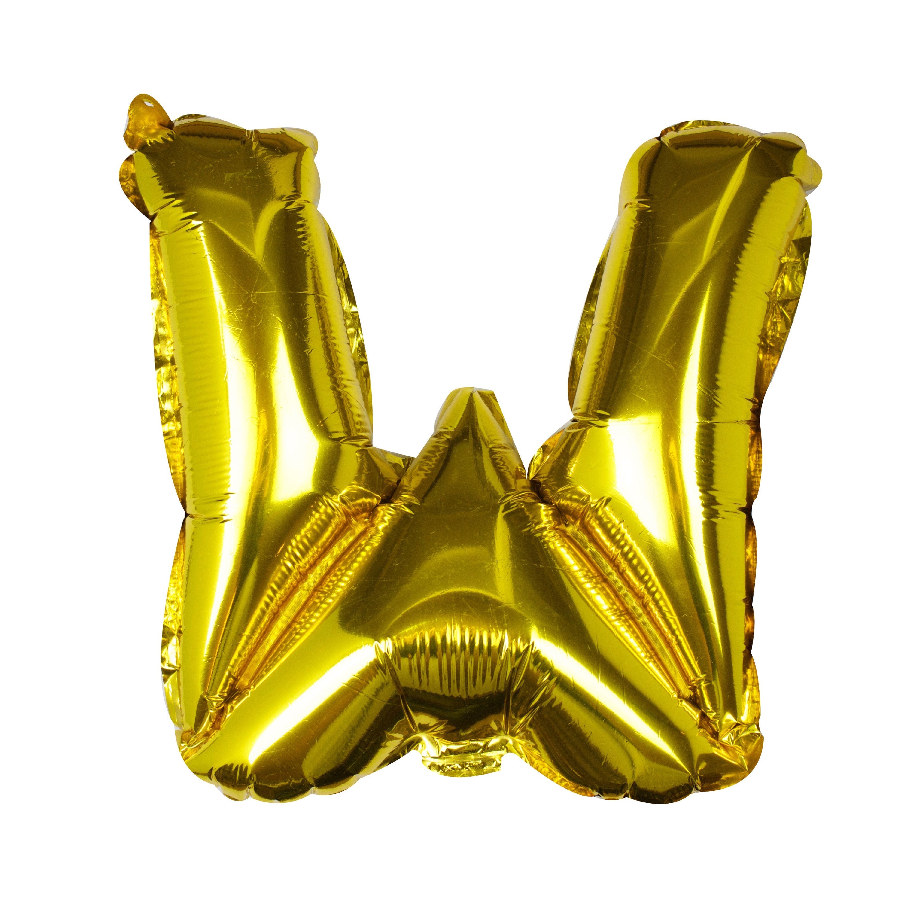 Goldfolien-Buchstabenballons – 5 Innenpackung