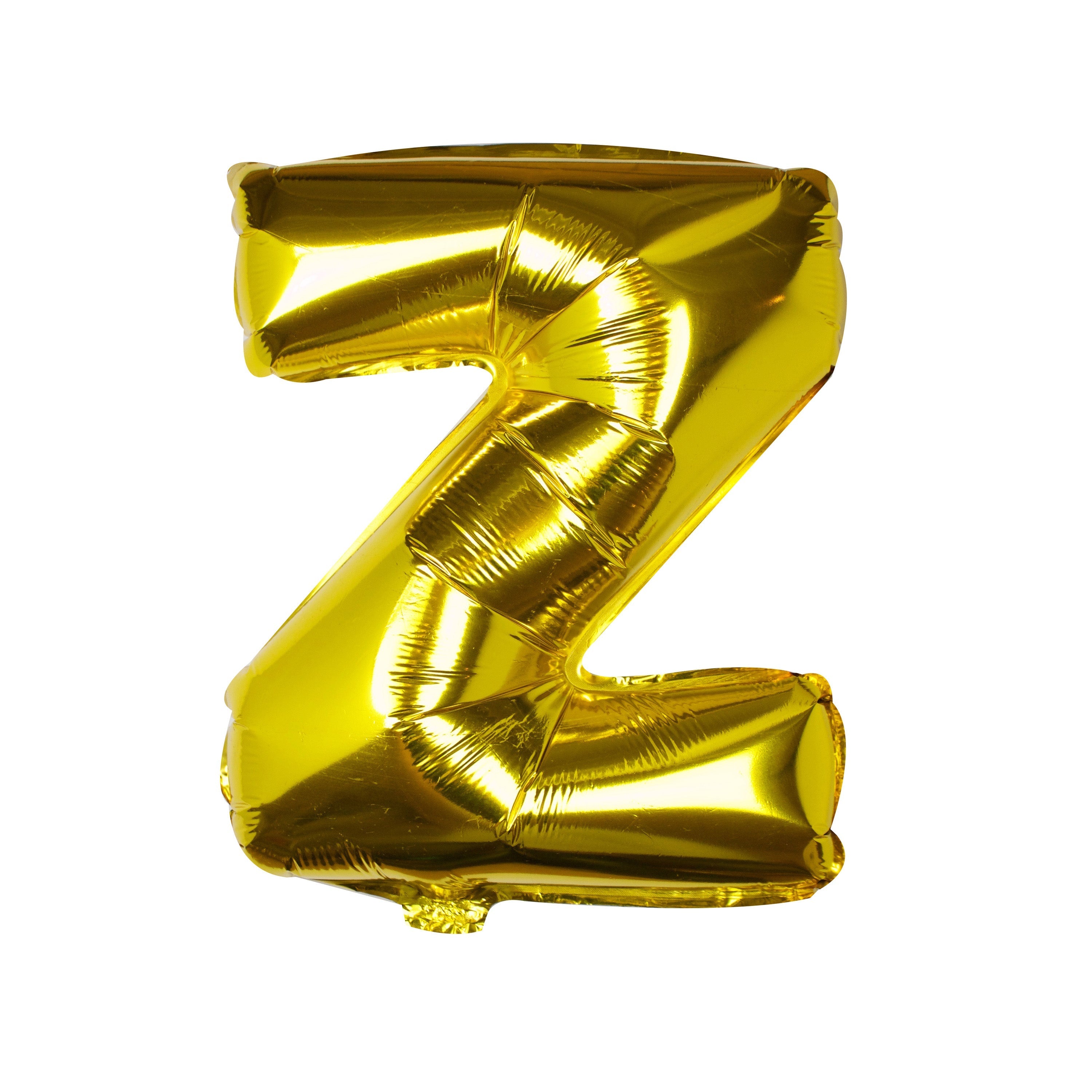 Goldfolien-Buchstabenballons – 5 Innenpackung