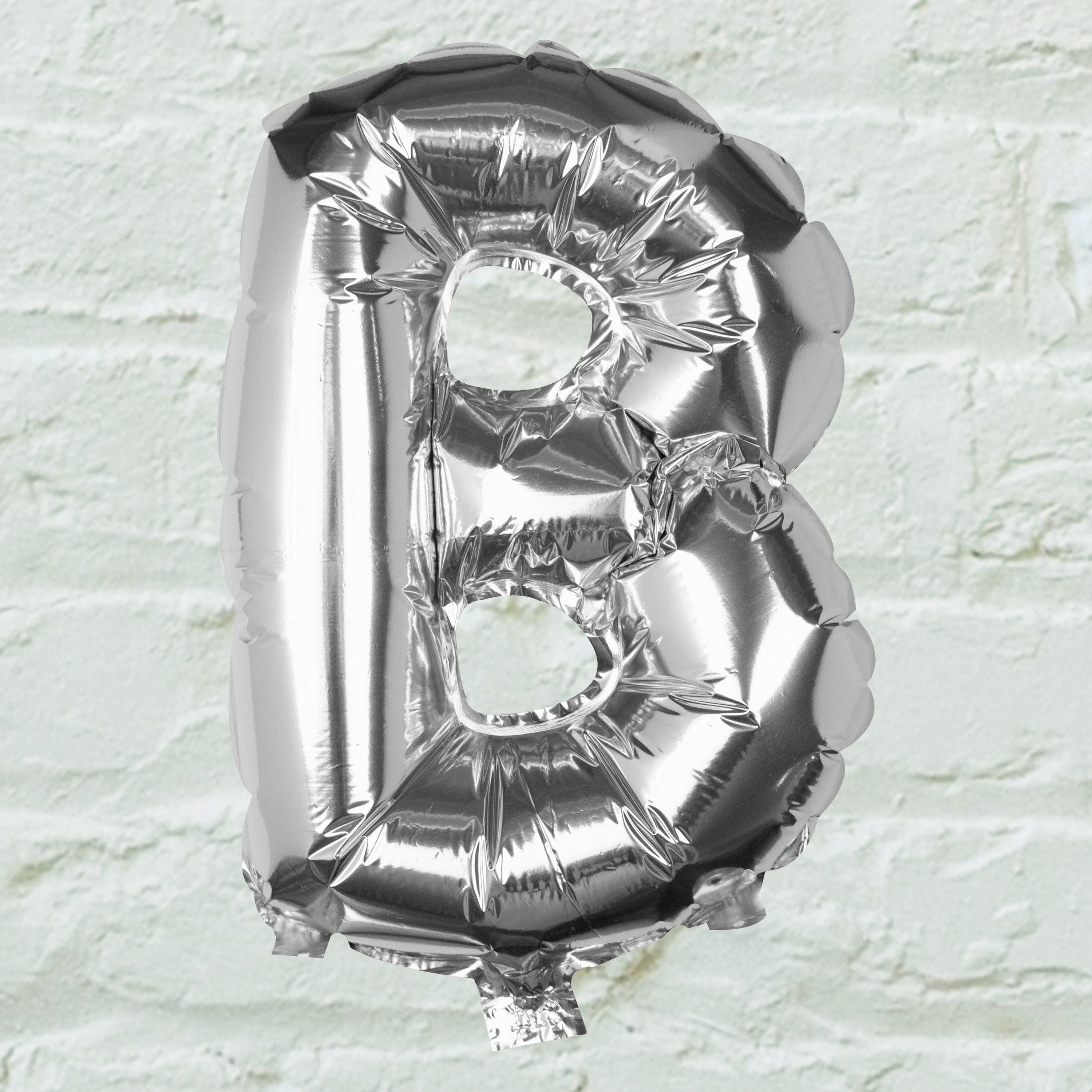 Silver Foil Letter Balloons- 5 Inner Pack