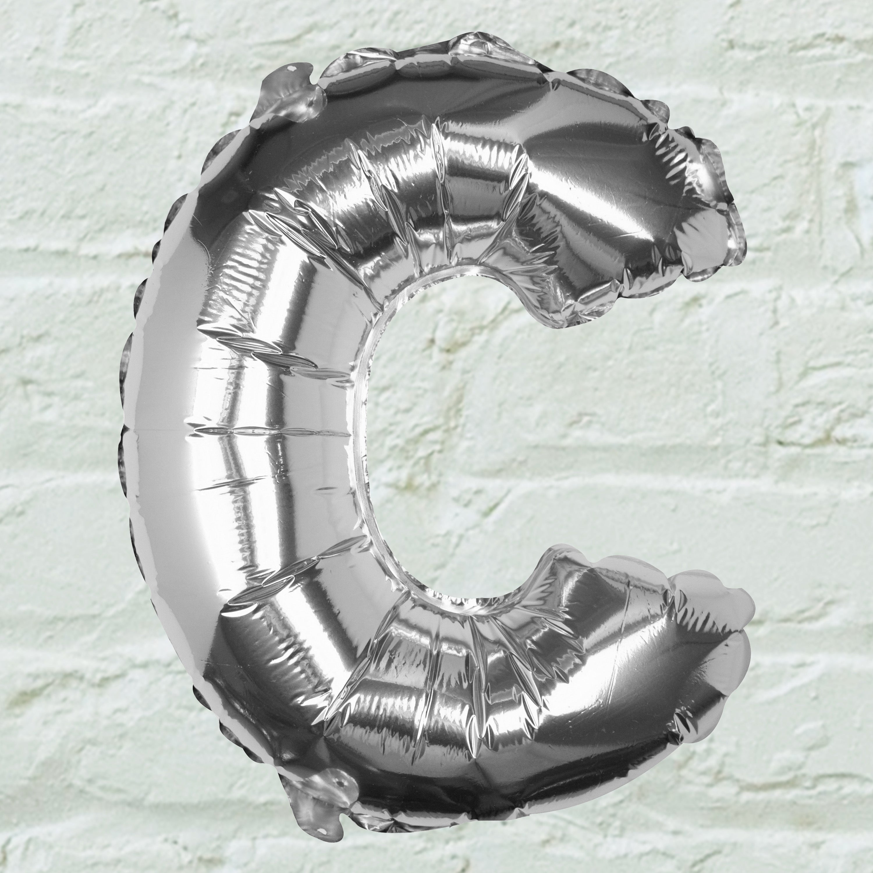 Silver Foil Letter Balloons- 5 Inner Pack