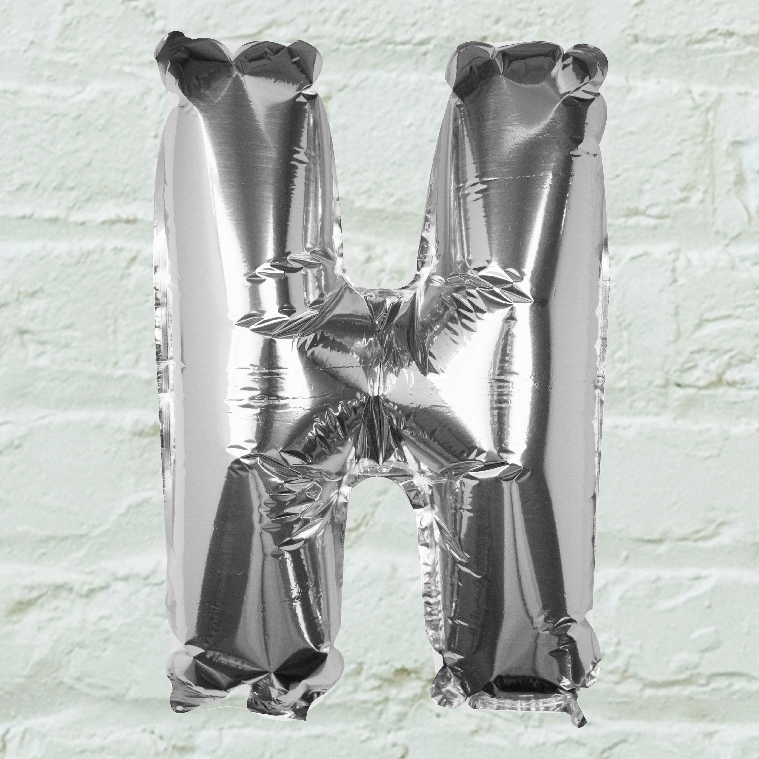 Silver Foil Letter Balloons- 5 Inner Pack