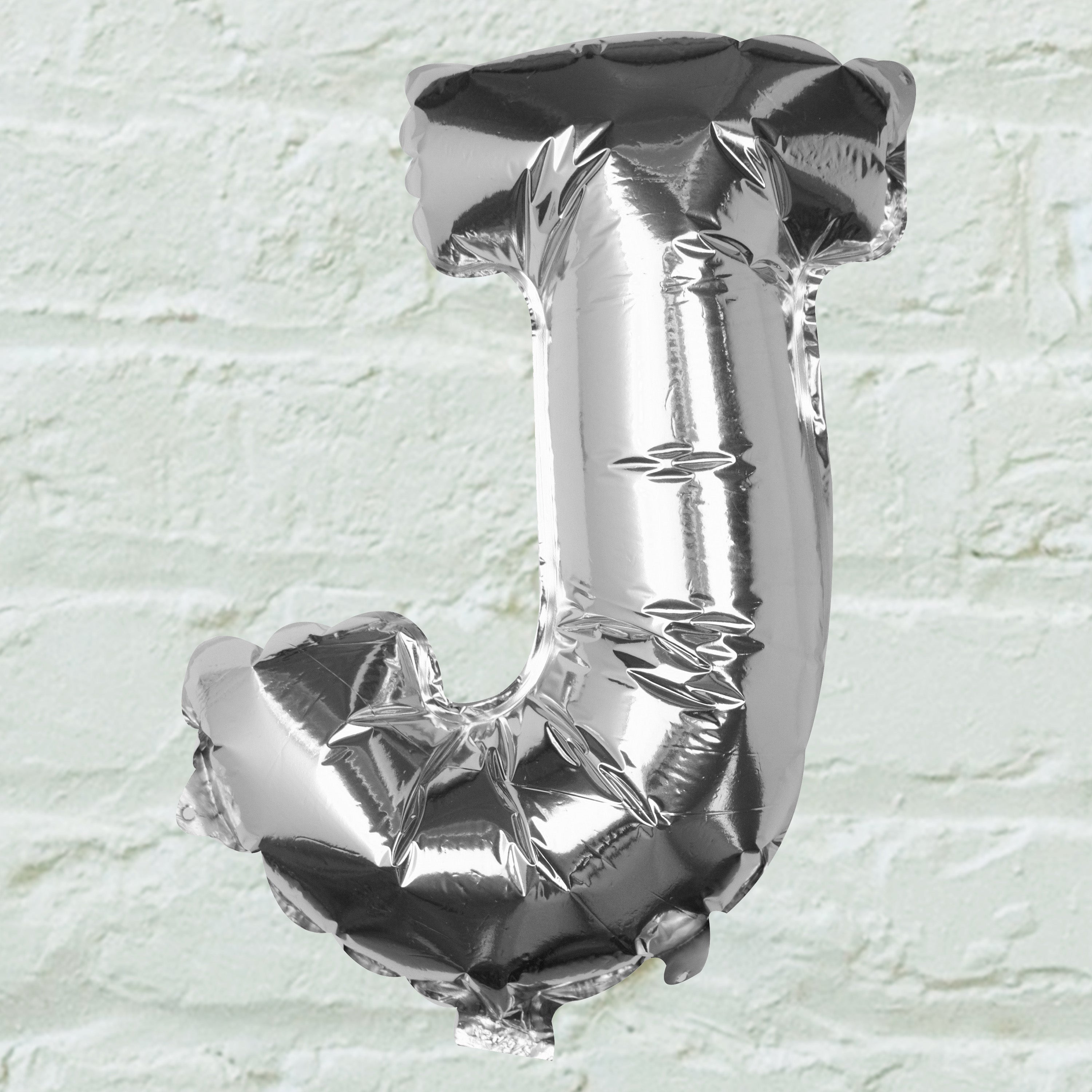 Silver Foil Letter Balloons- 5 Inner Pack