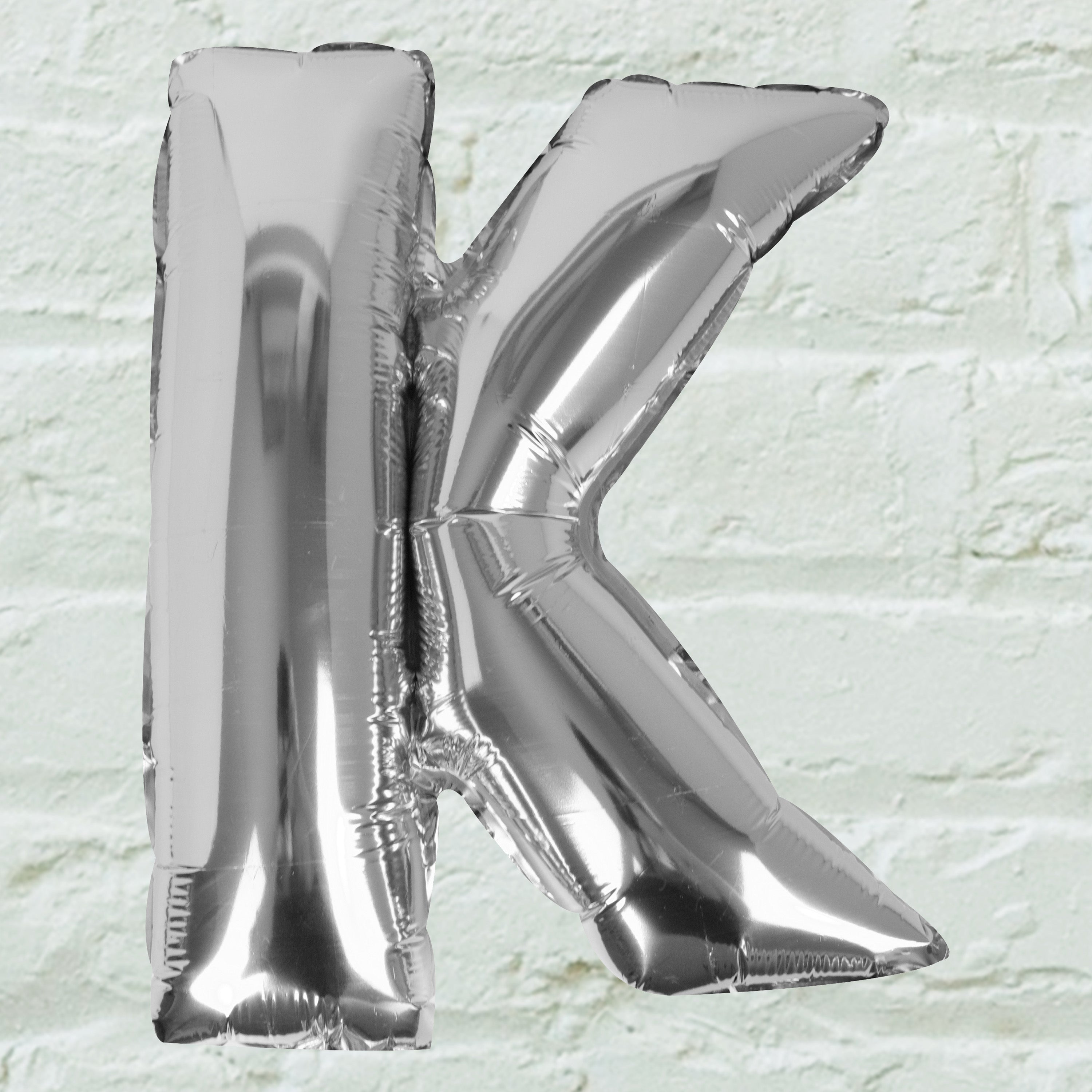 Silver Foil Letter Balloons- 5 Inner Pack
