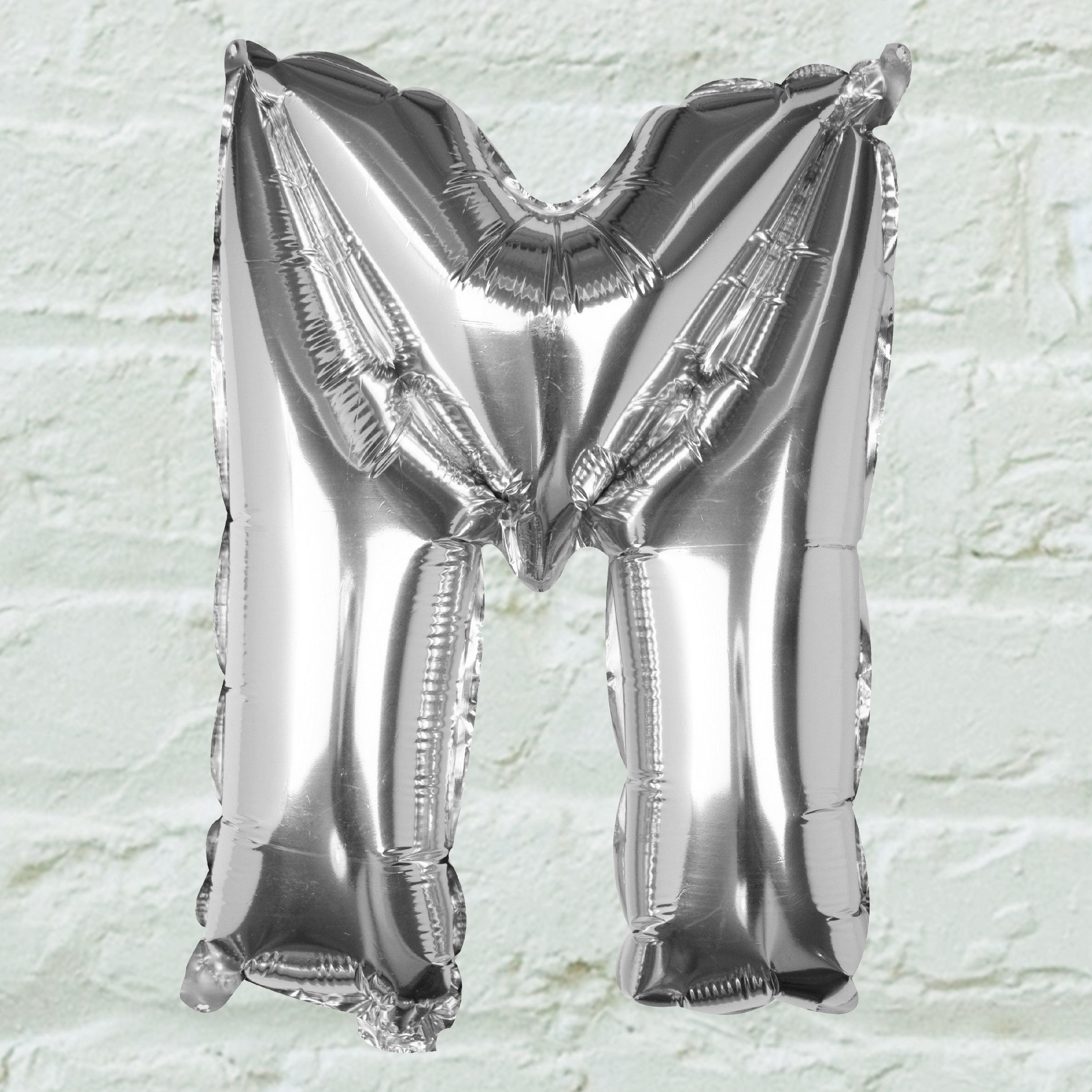 Silver Foil Letter Balloons- 5 Inner Pack