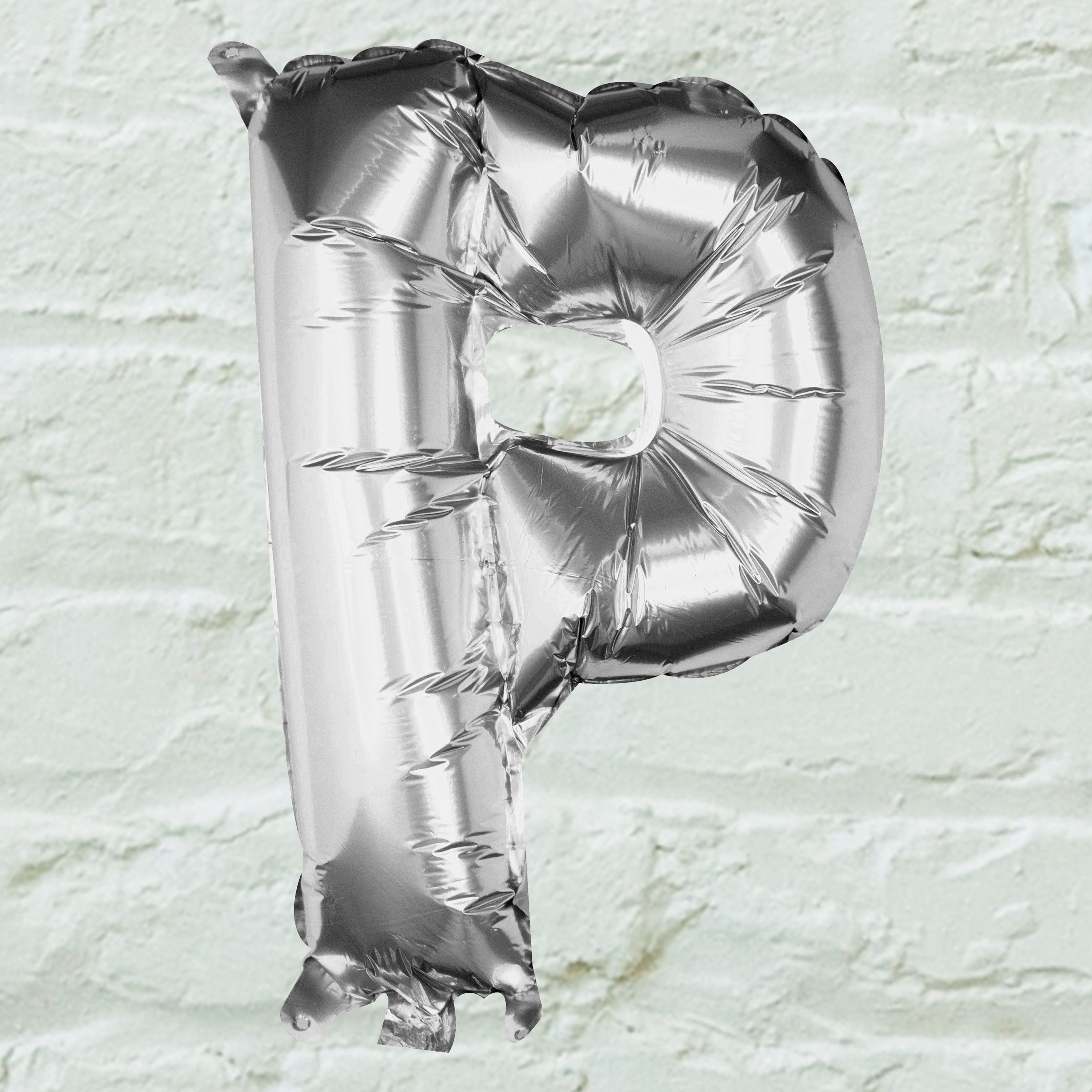 Silver Foil Letter Balloons- 5 Inner Pack