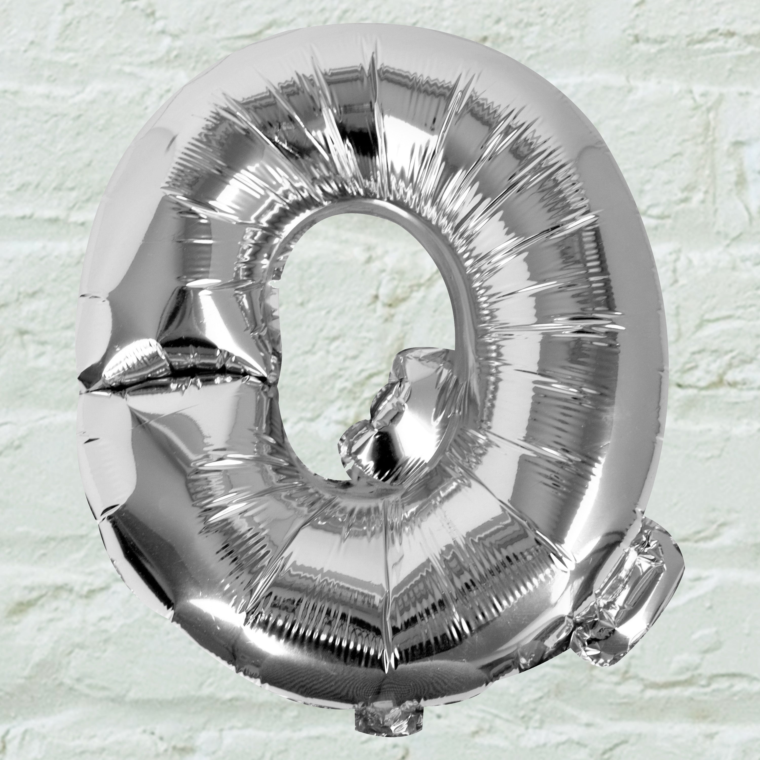 Silver Foil Letter Balloons- 5 Inner Pack