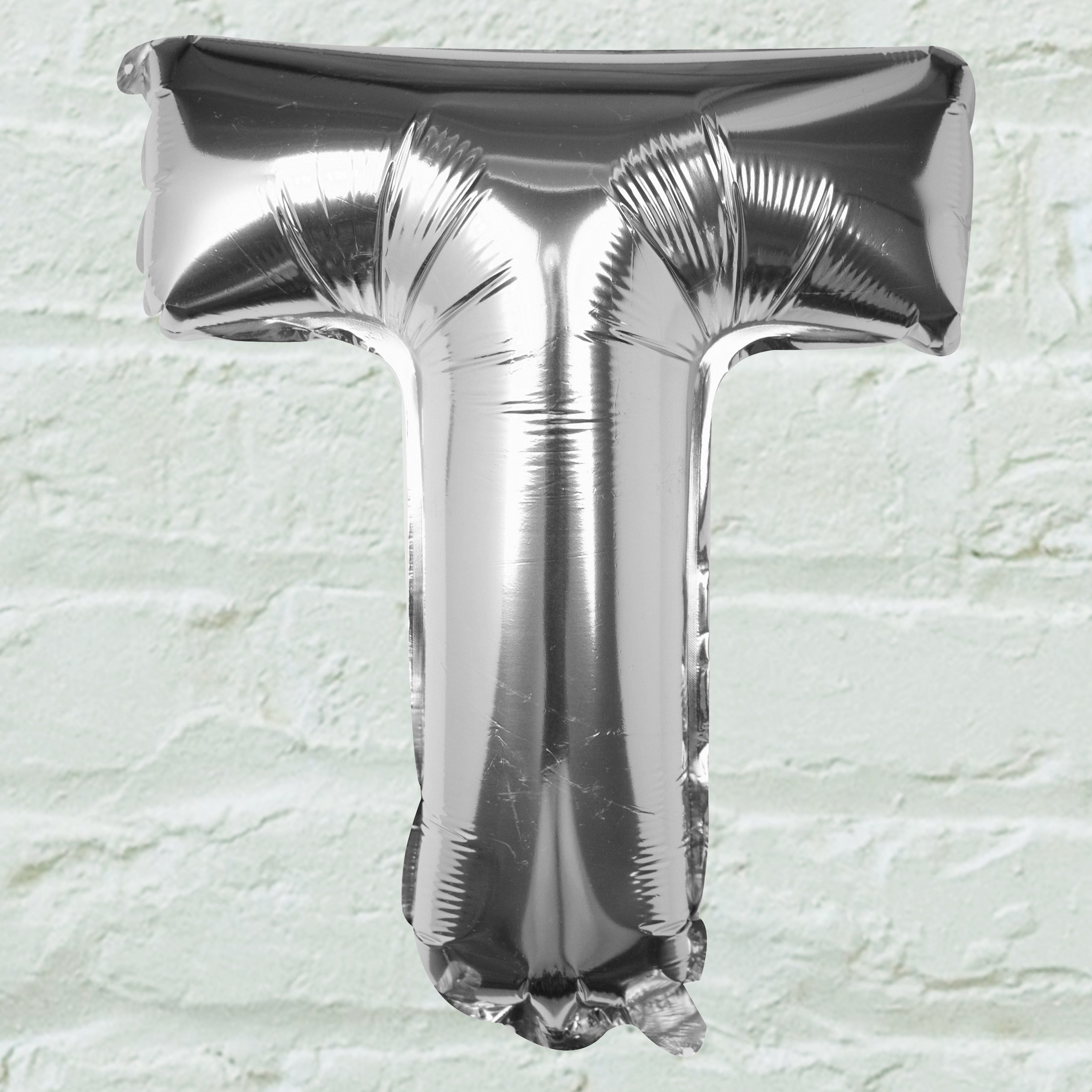 Silver Foil Letter Balloons- 5 Inner Pack