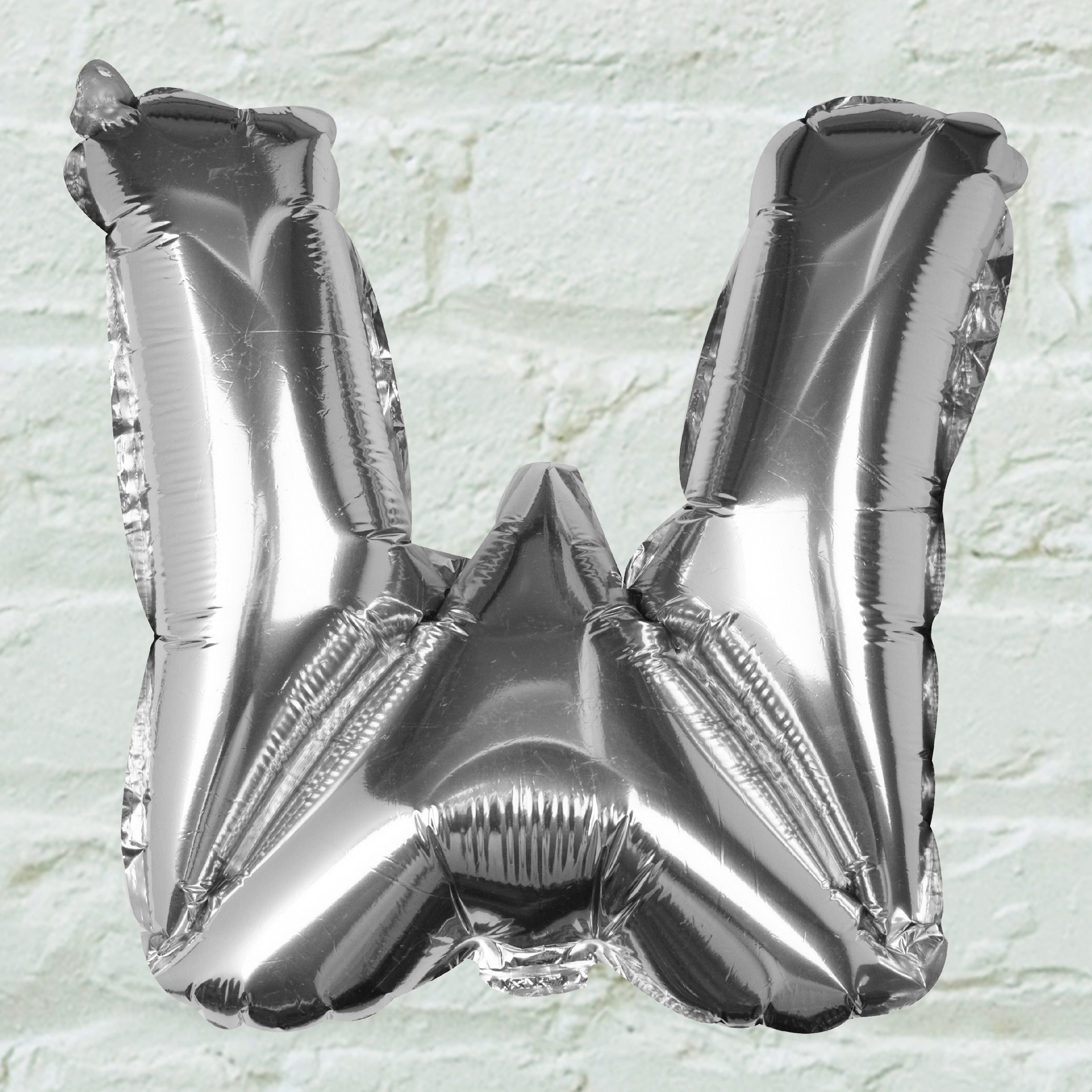 Silver Foil Letter Balloons- 5 Inner Pack