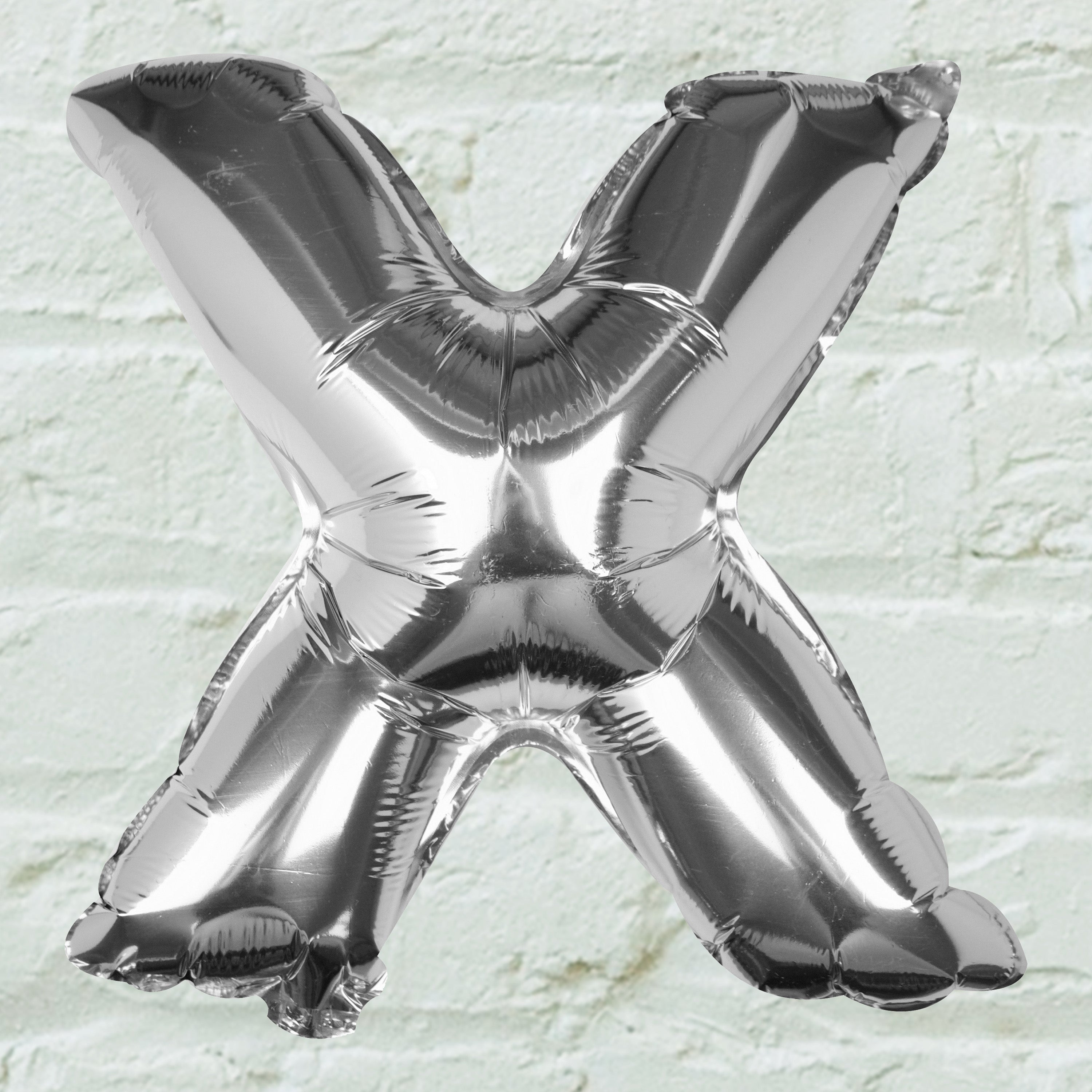 Silver Foil Letter Balloons- 5 Inner Pack