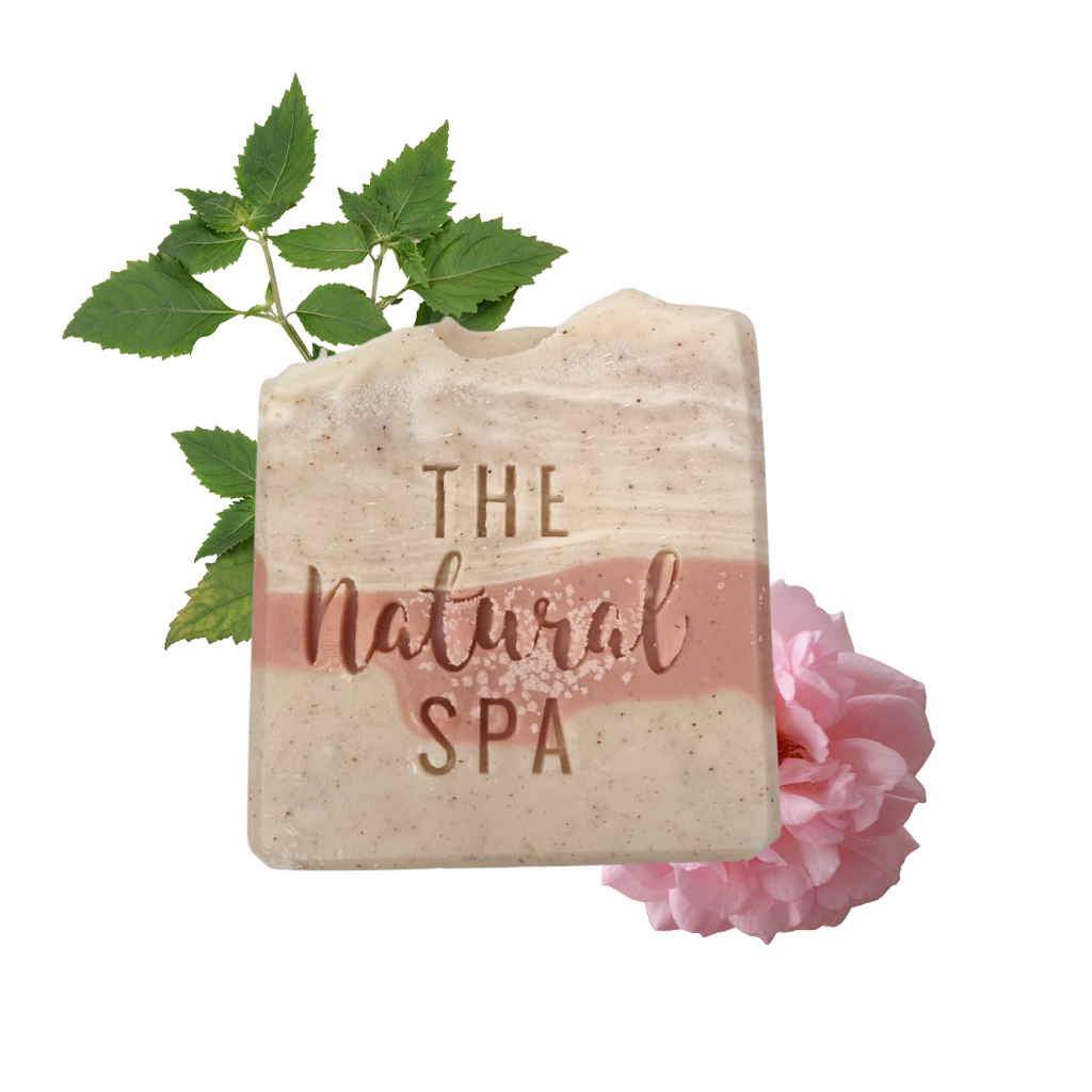 Patchouli Rosen Seifenstück | Orange, Patchouli & Rose Handgemachte Naturseife | Vegan, Plastikfreie Hautpflege | 3 Varianten erhältlich