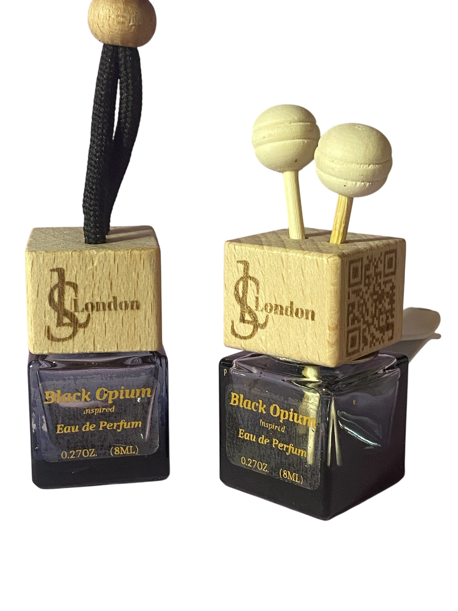 Black Opium Inspired Fragrance 8ml Hanging Or Clip on Car Diffuser