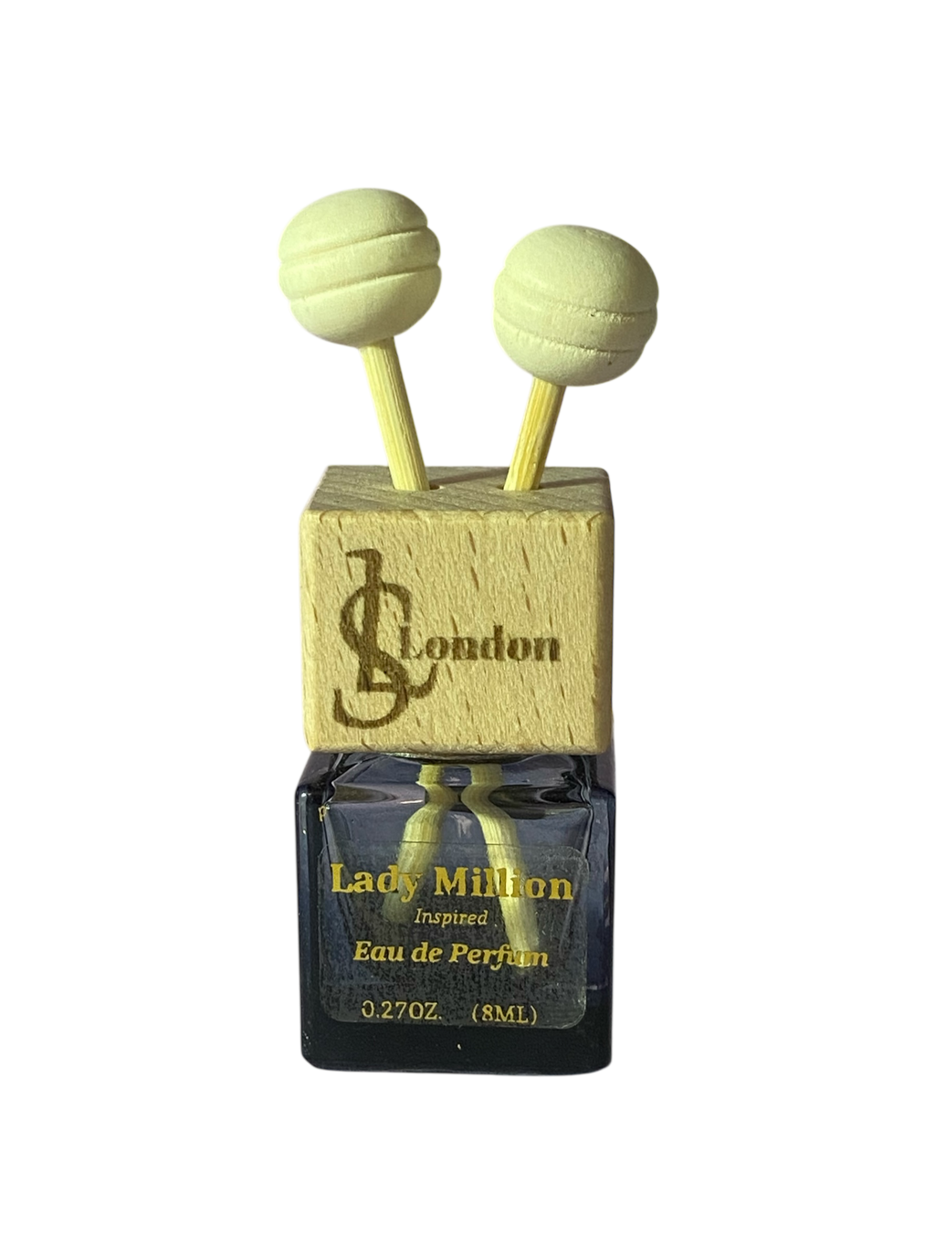 Lady Million Inspired Fragrance 8ml Hanging Or Clip on Car Diffuser