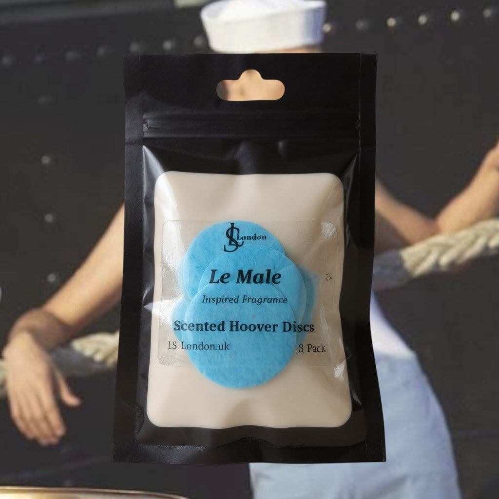 Le Male Inspired Scented Vacuum Hoover Discs