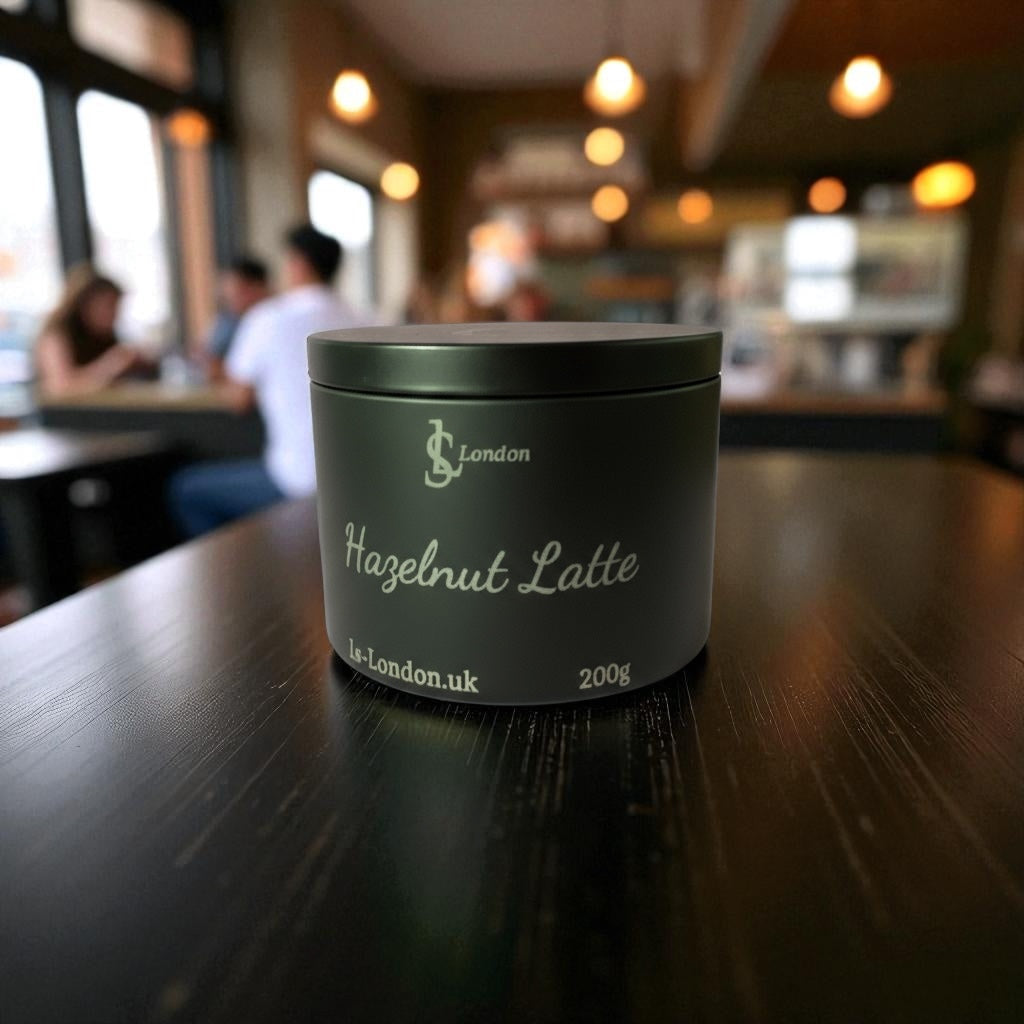 Hazelnut Latte Luxury Scented Candle Tin 200g
