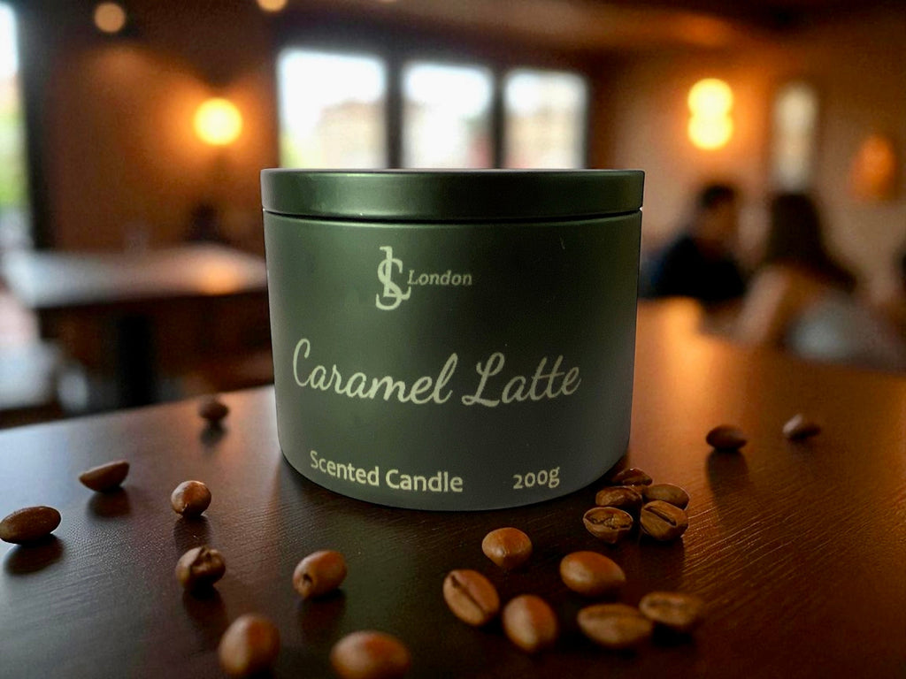 Caramel Latte Luxury Scented Candle Tin 200g